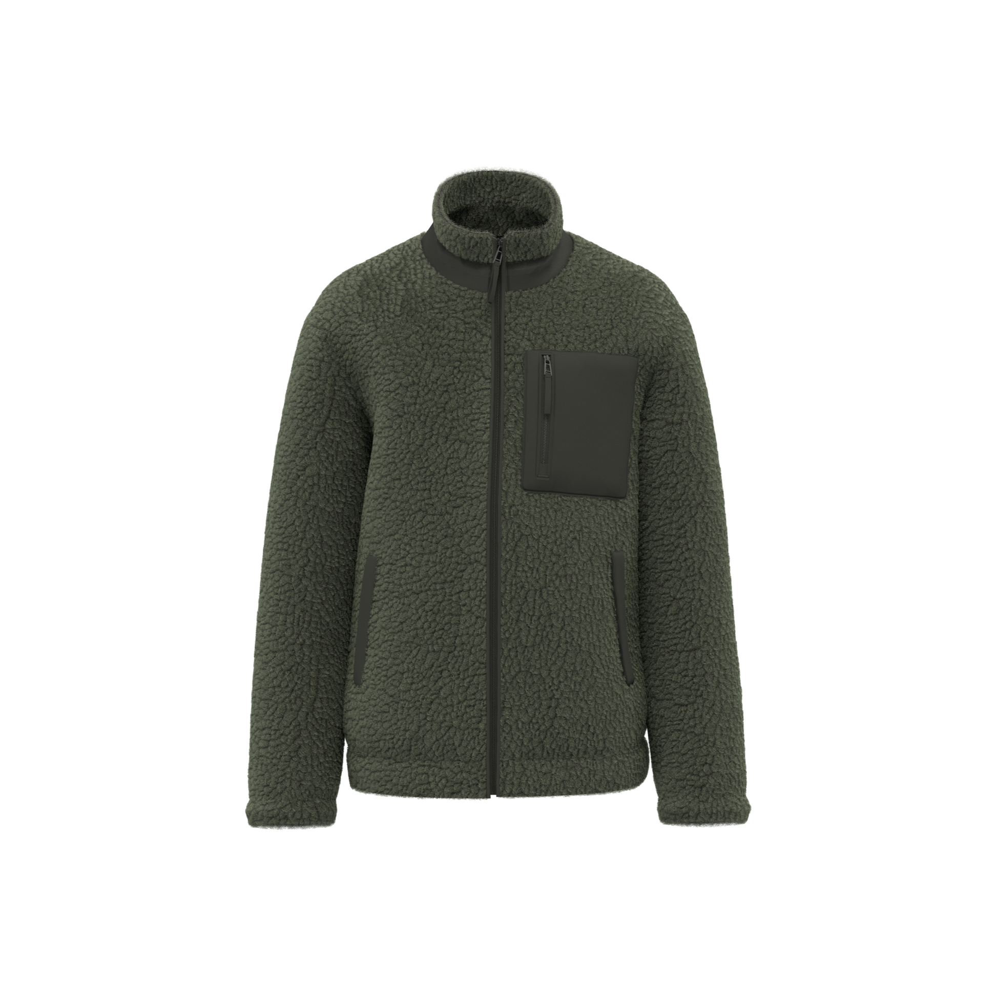 VESTE ÉCORESPONSABLE EN SHERPA UNISEXE - NS604 TOPTEX-BLACK
