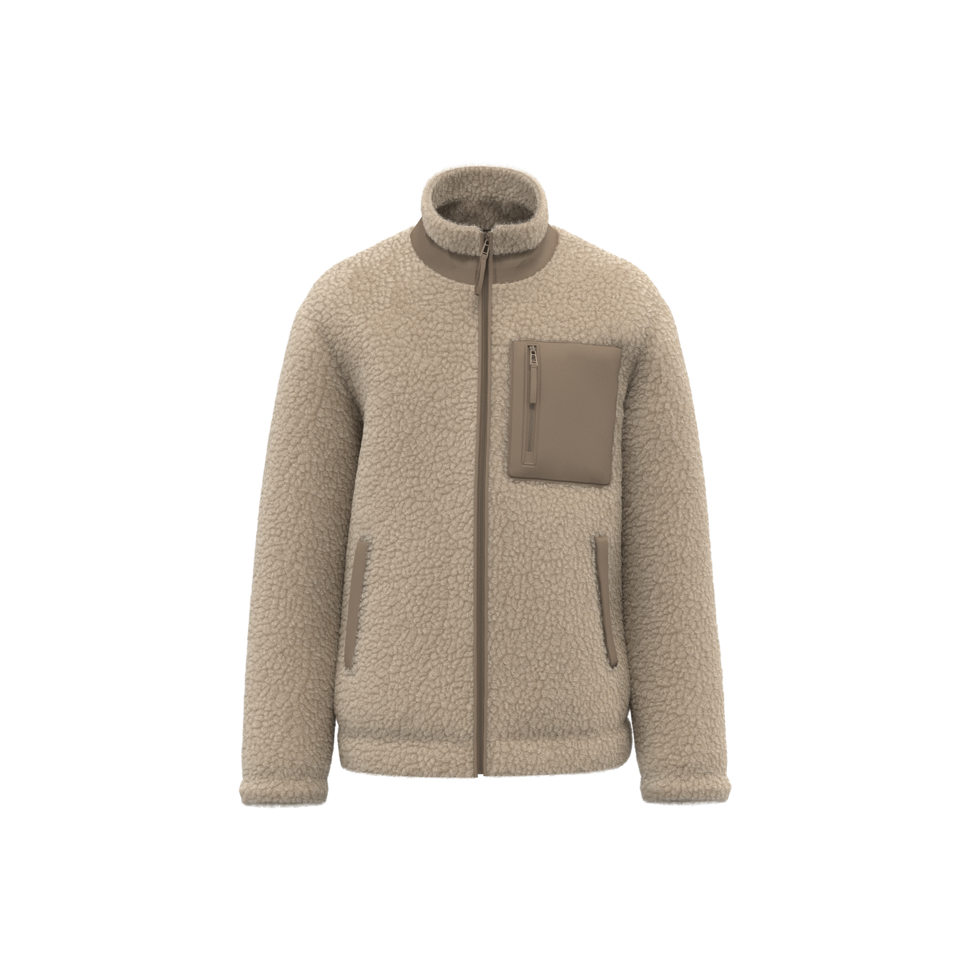 VESTE ÉCORESPONSABLE EN SHERPA UNISEXE - NS604 TOPTEX-BLACK