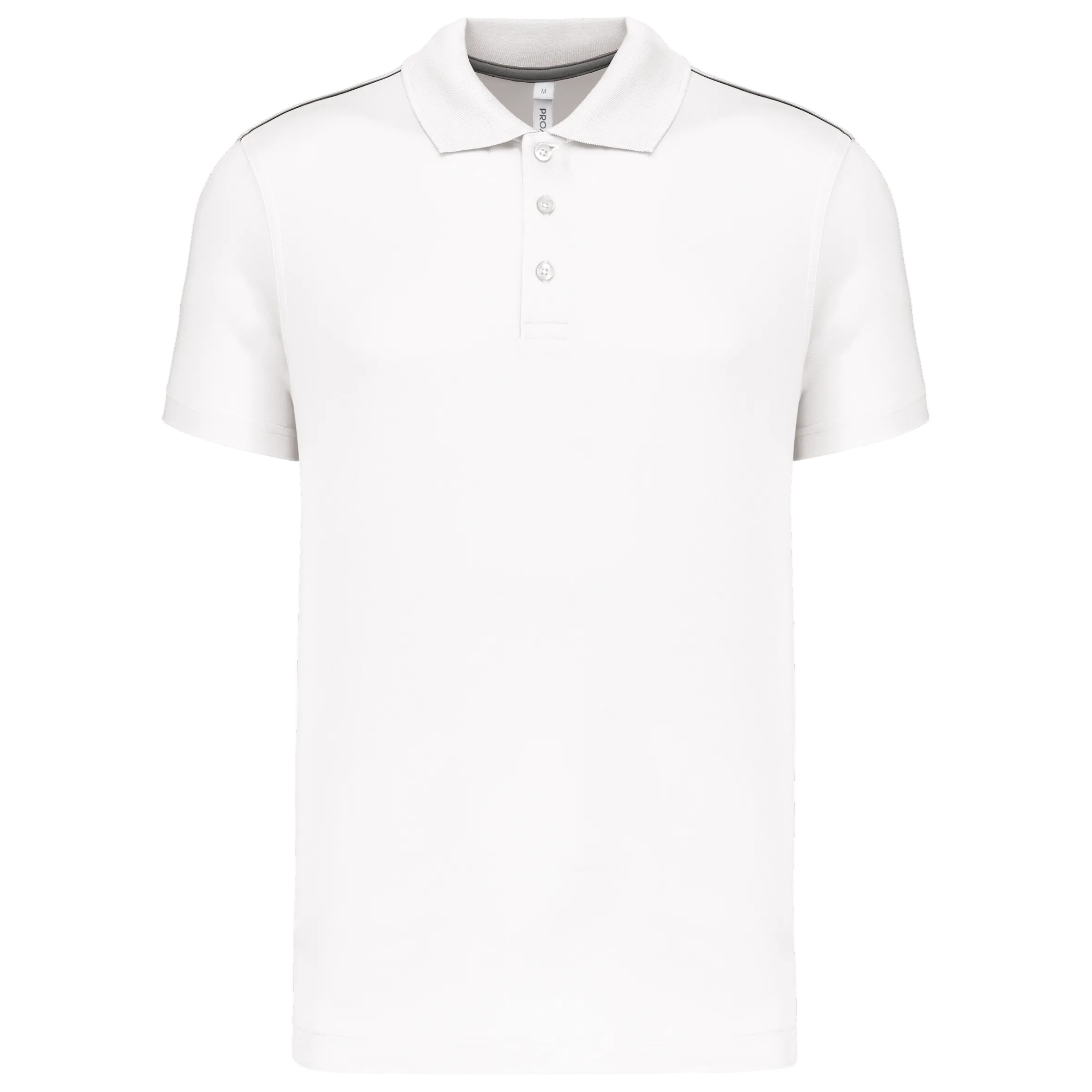 Image of PA480 POLO MANCHES COURTES HOMME PROACT-WHITE