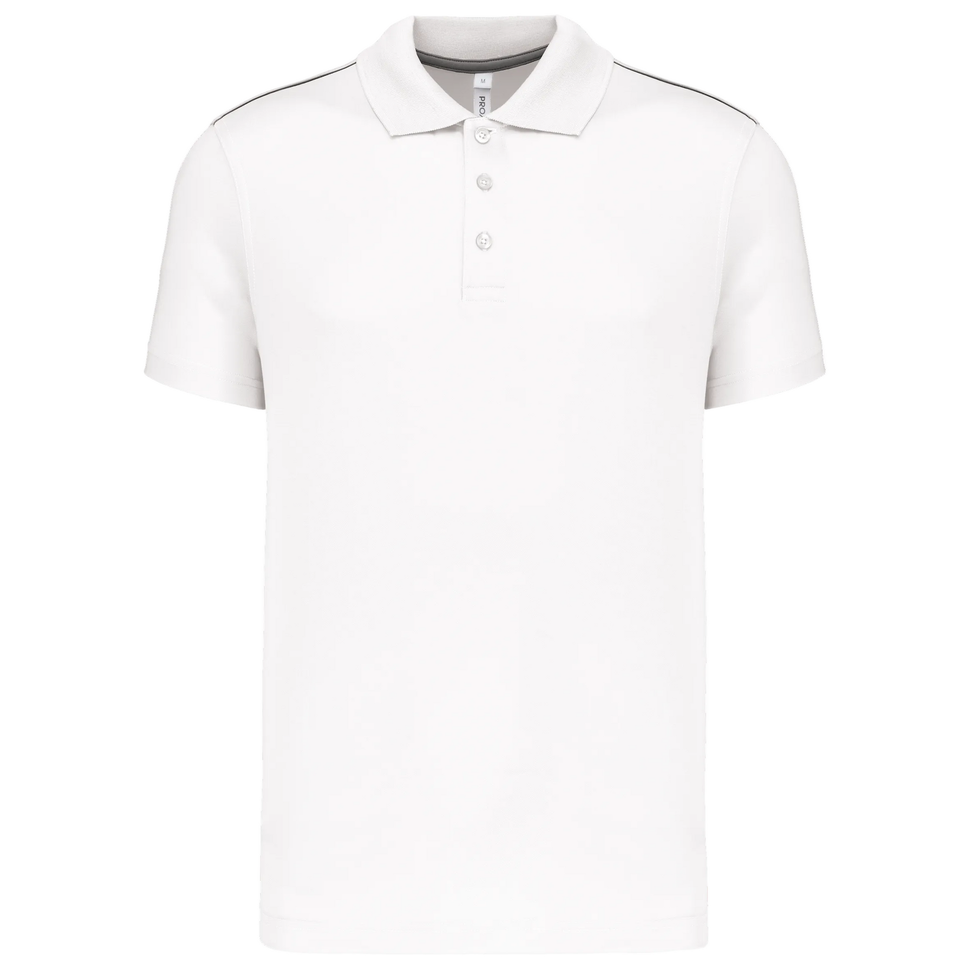 PA480 POLO MANCHES COURTES HOMME PROACT-WHITE