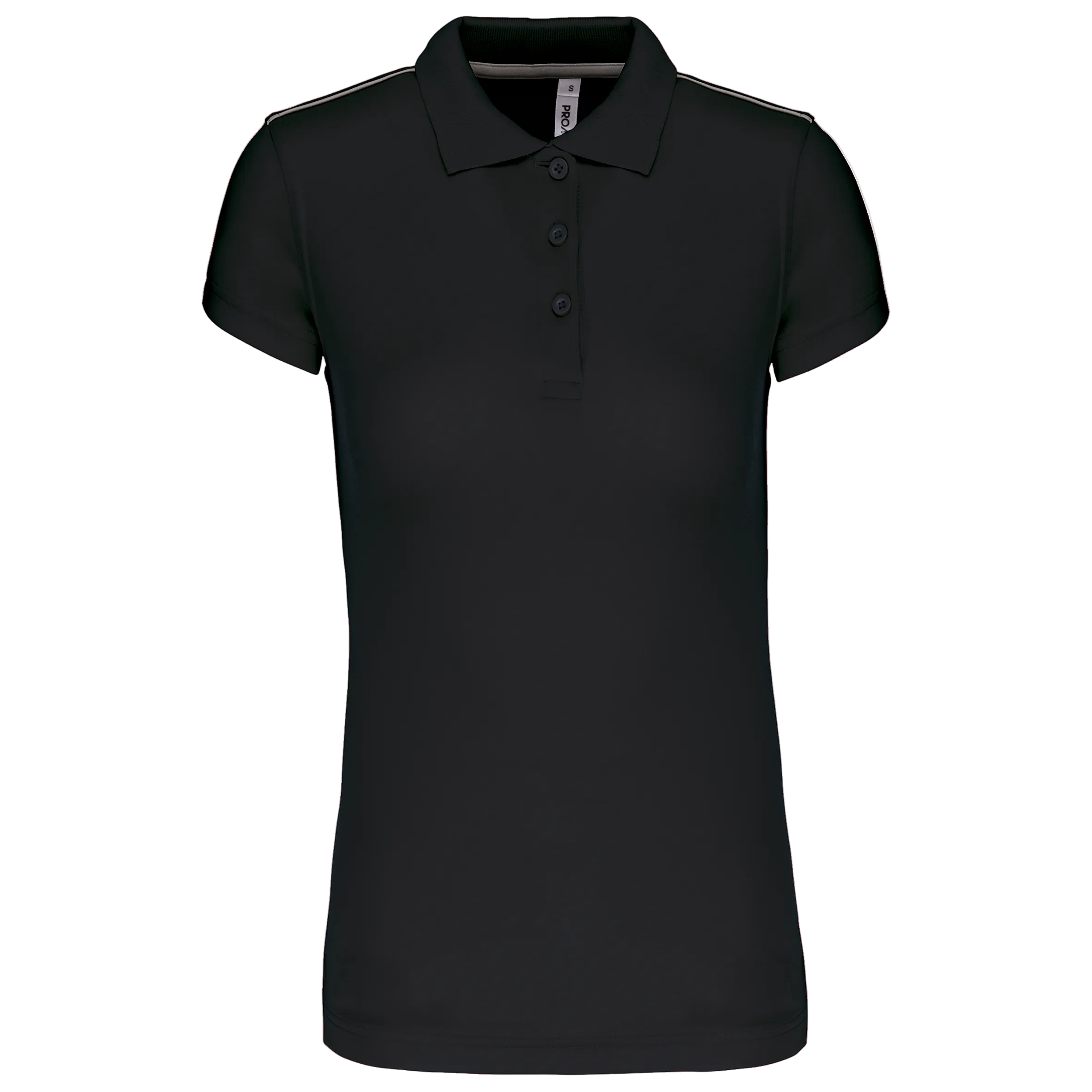 Image of PA481 POLO MANCHES COURTES FEMME PROACT-WHITE