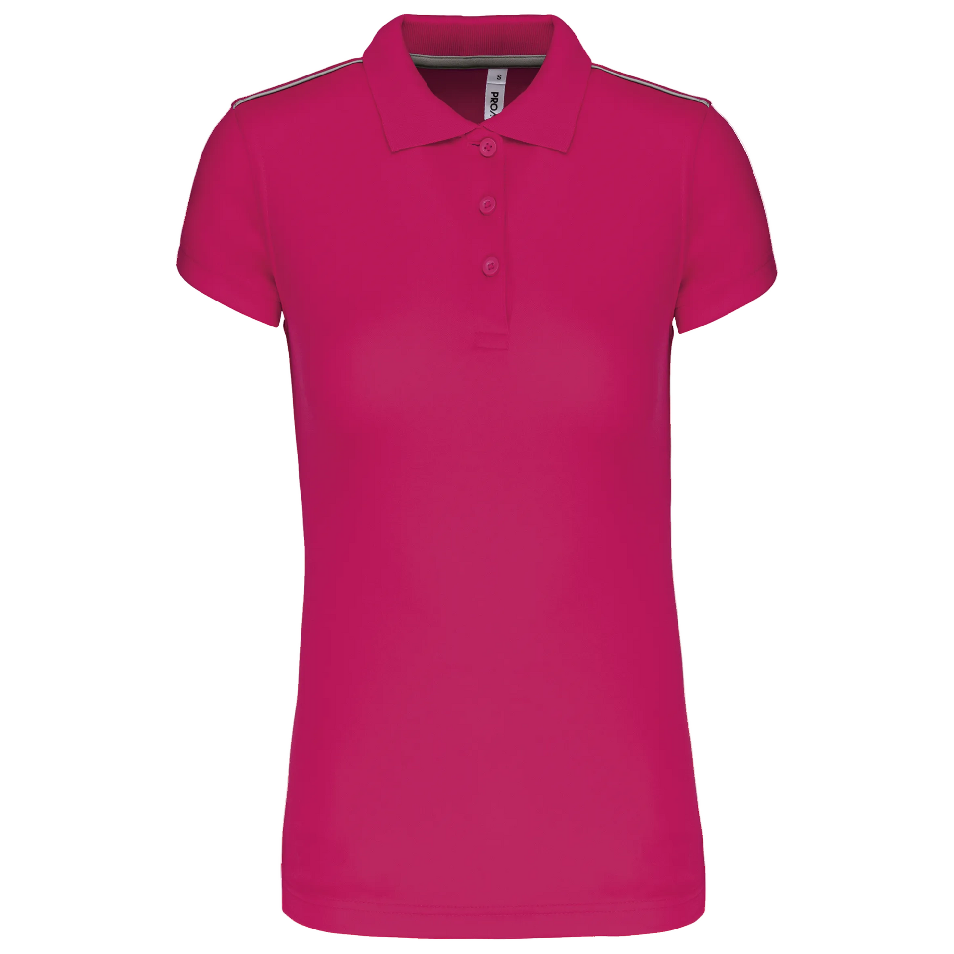 PA481 POLO MANCHES COURTES FEMME PROACT-WHITE