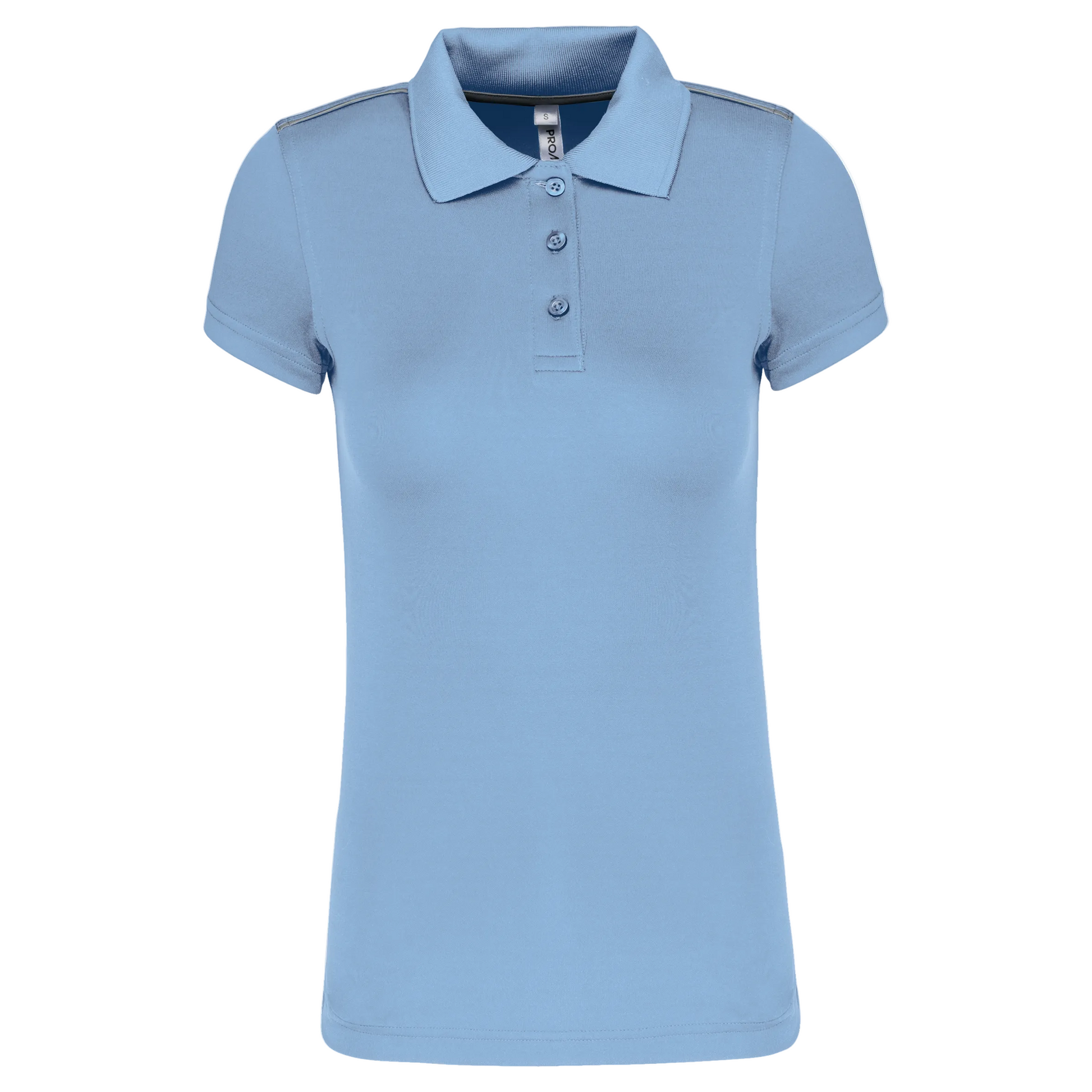 PA481 POLO MANCHES COURTES FEMME PROACT-WHITE