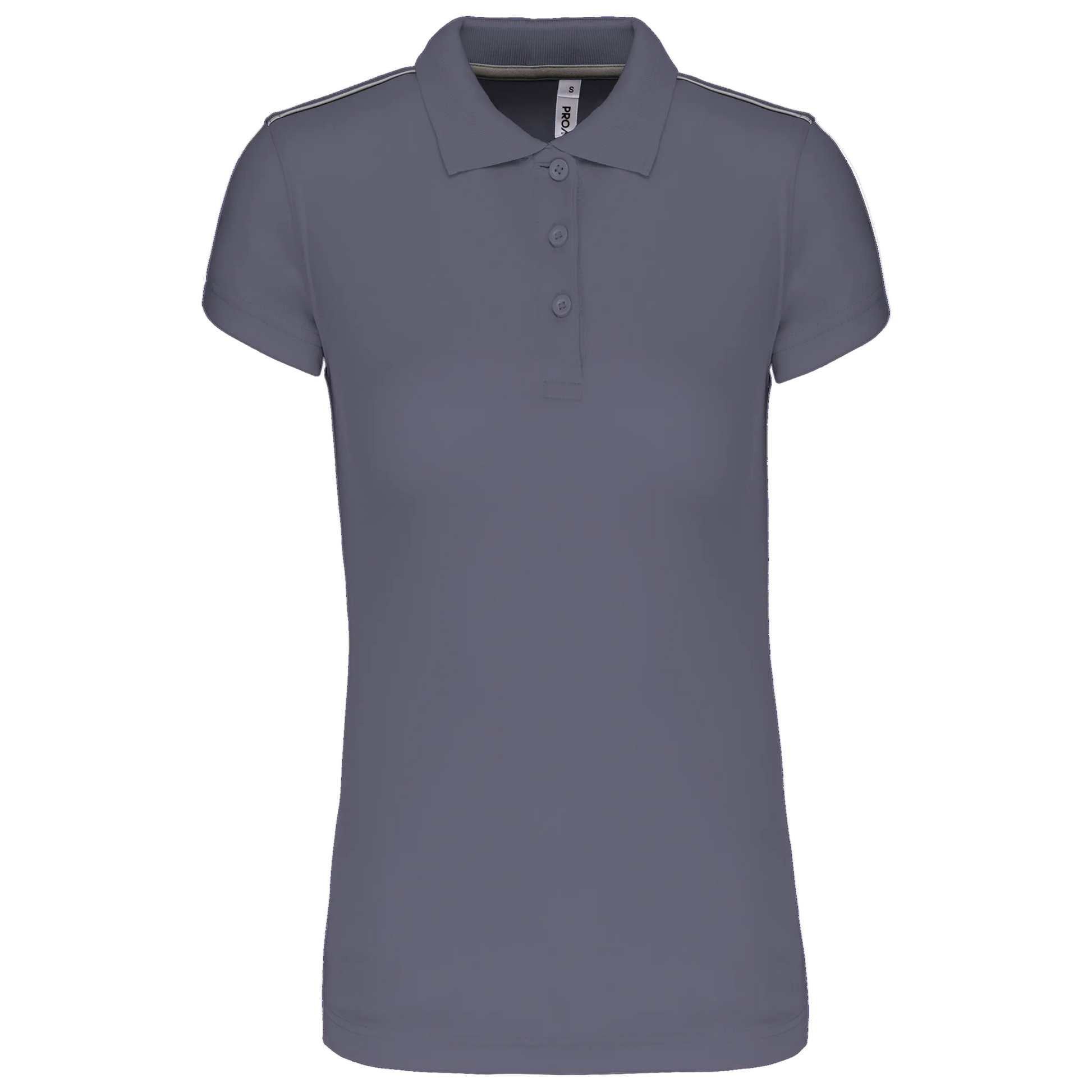 PA481 POLO MANCHES COURTES FEMME PROACT-WHITE