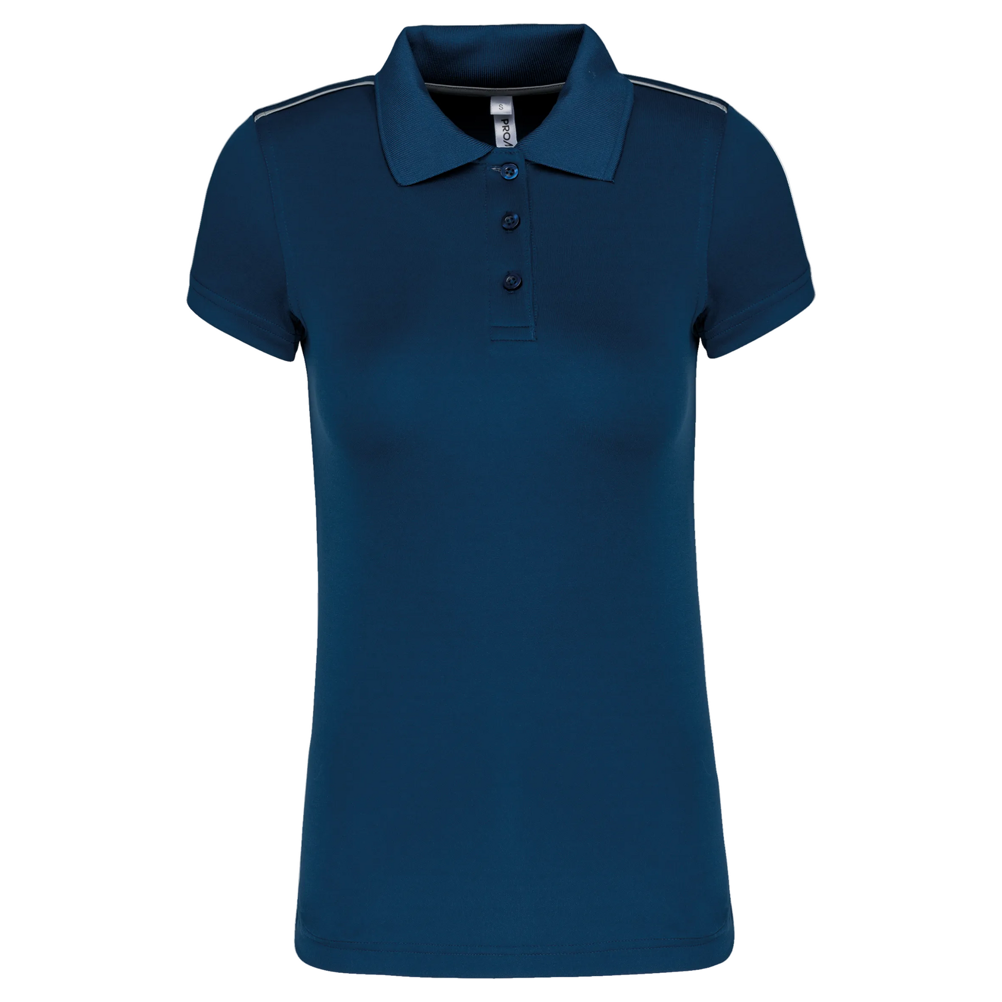 PA481 POLO MANCHES COURTES FEMME PROACT-WHITE