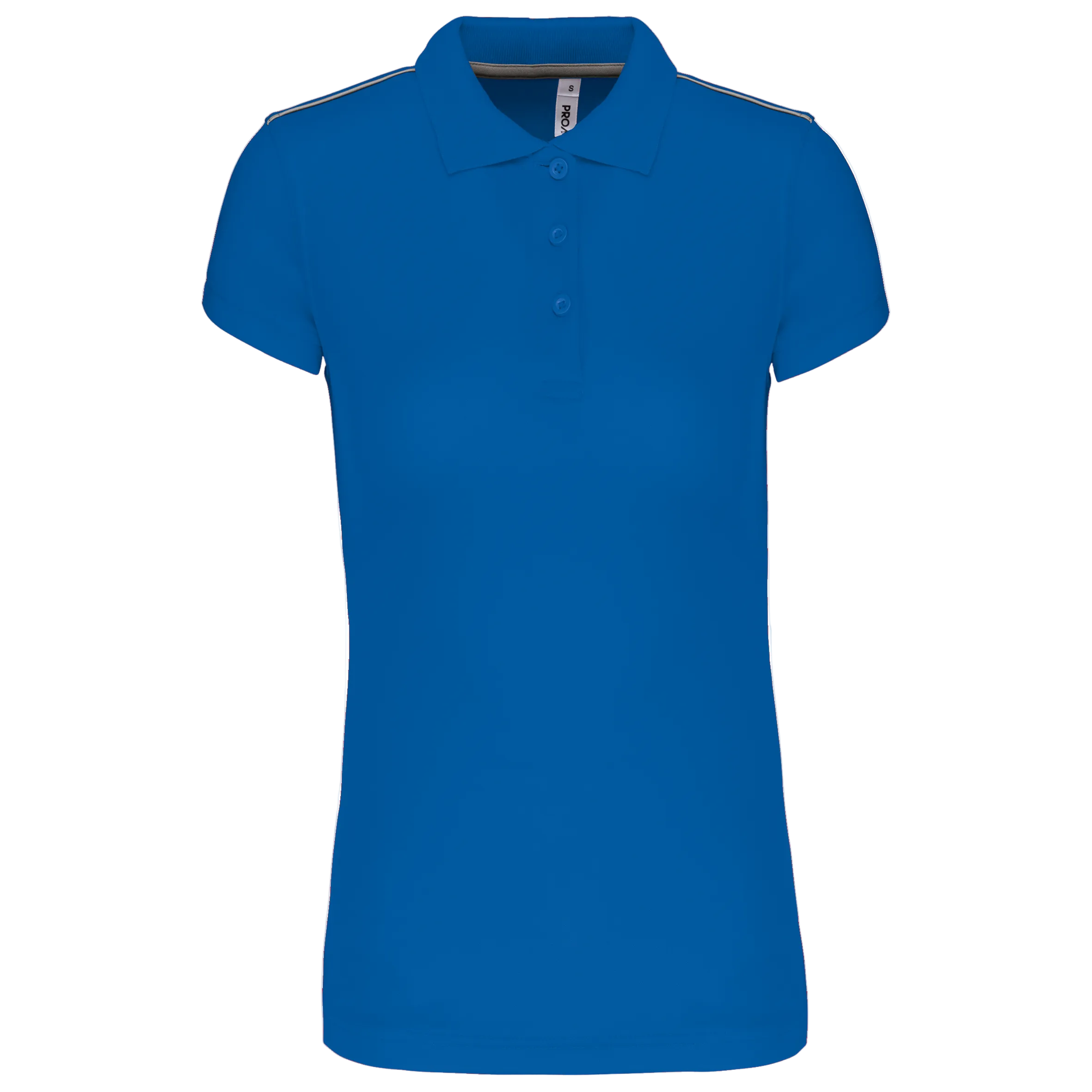 Image of PA481 POLO MANCHES COURTES FEMME PROACT-BLACK