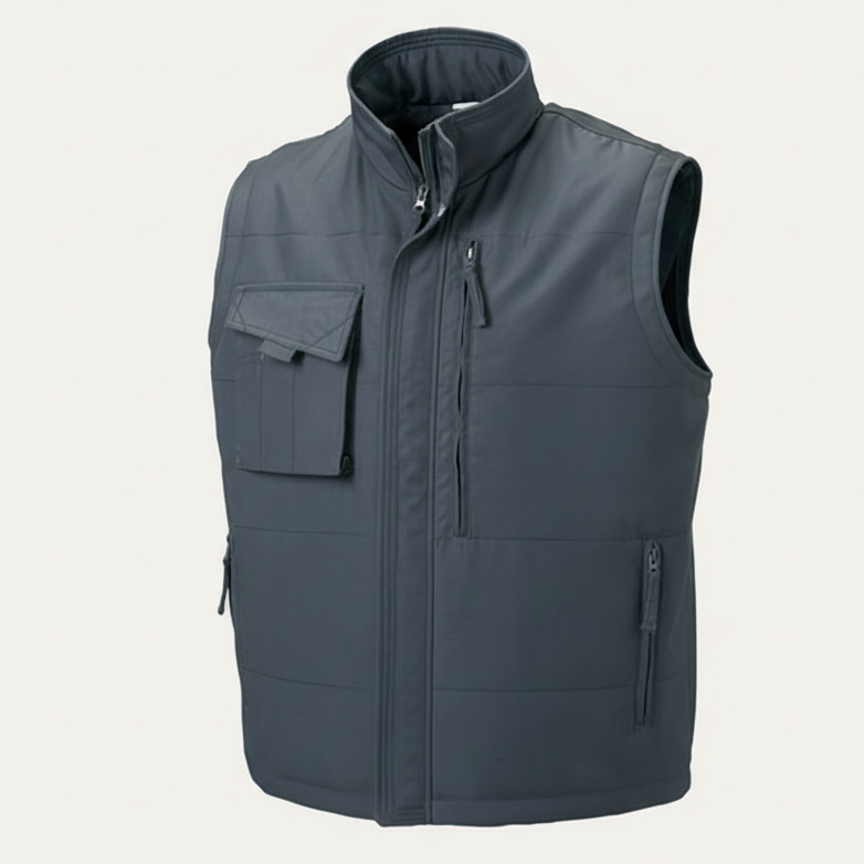 Image of RU014M BODYWARMER HEAVY DUTY RESULT-BLACK