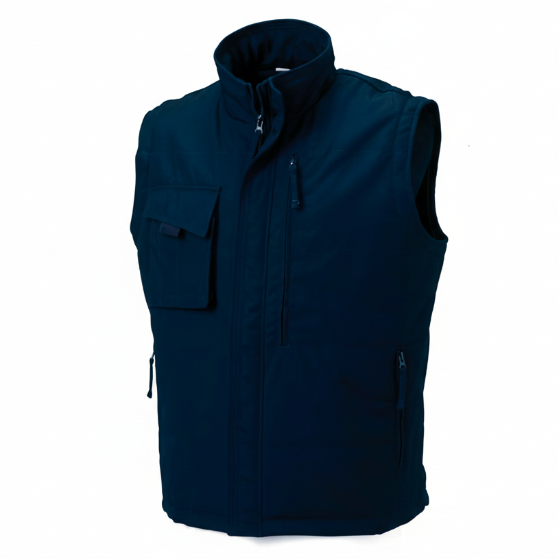 Image of RU014M BODYWARMER HEAVY DUTY RESULT-BLACK