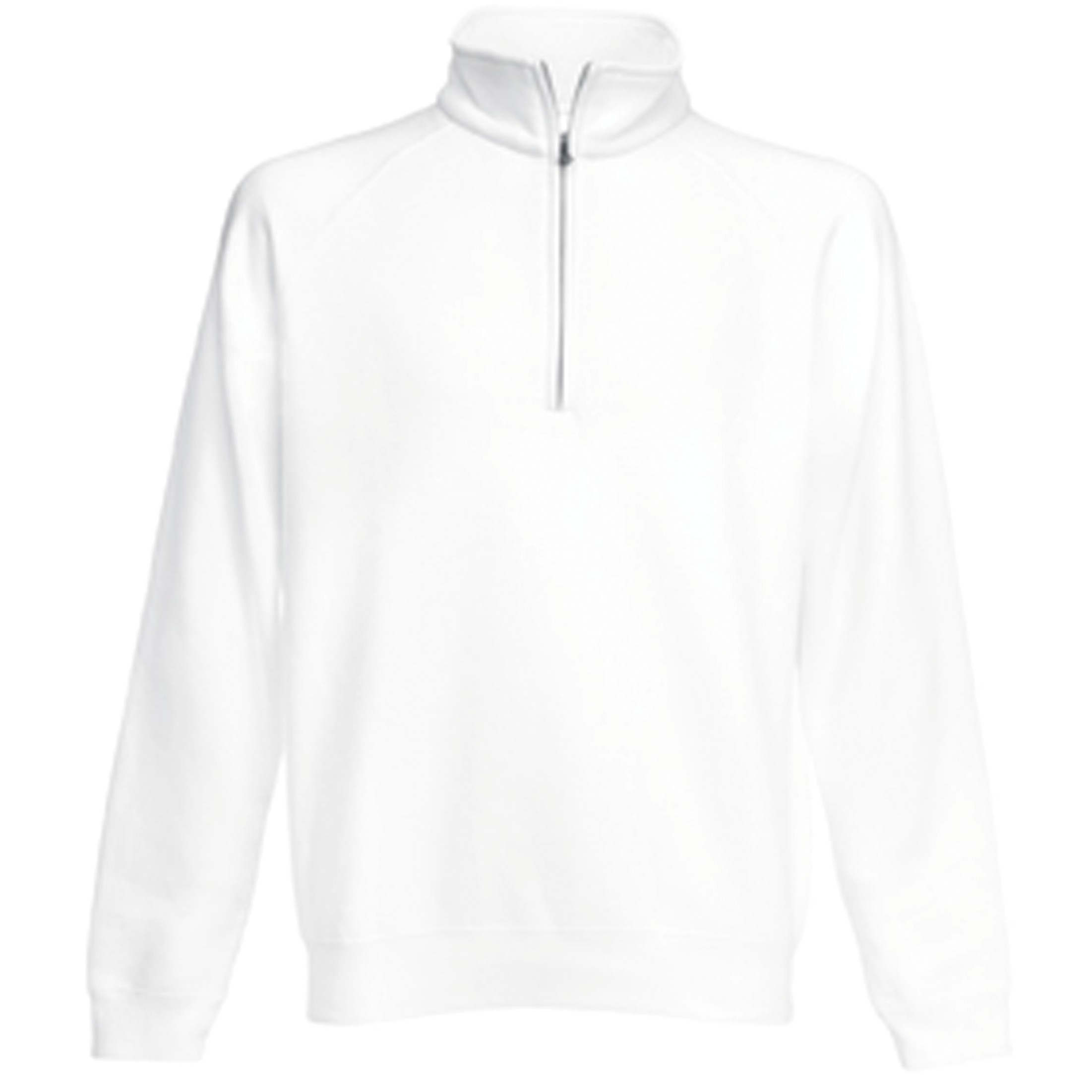 Image of SWEAT-SHIRT COL ZIPPÉ PREMIUM - SC165 TOPTEX-WHITE