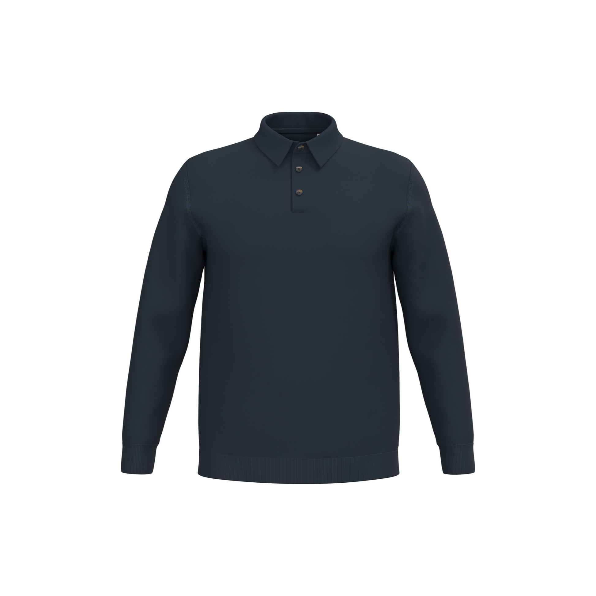 POLO ÉCORESPONSABLE MANCHES LONGUES HOMME - SP204 TOPTEX-NAVY-BLUE