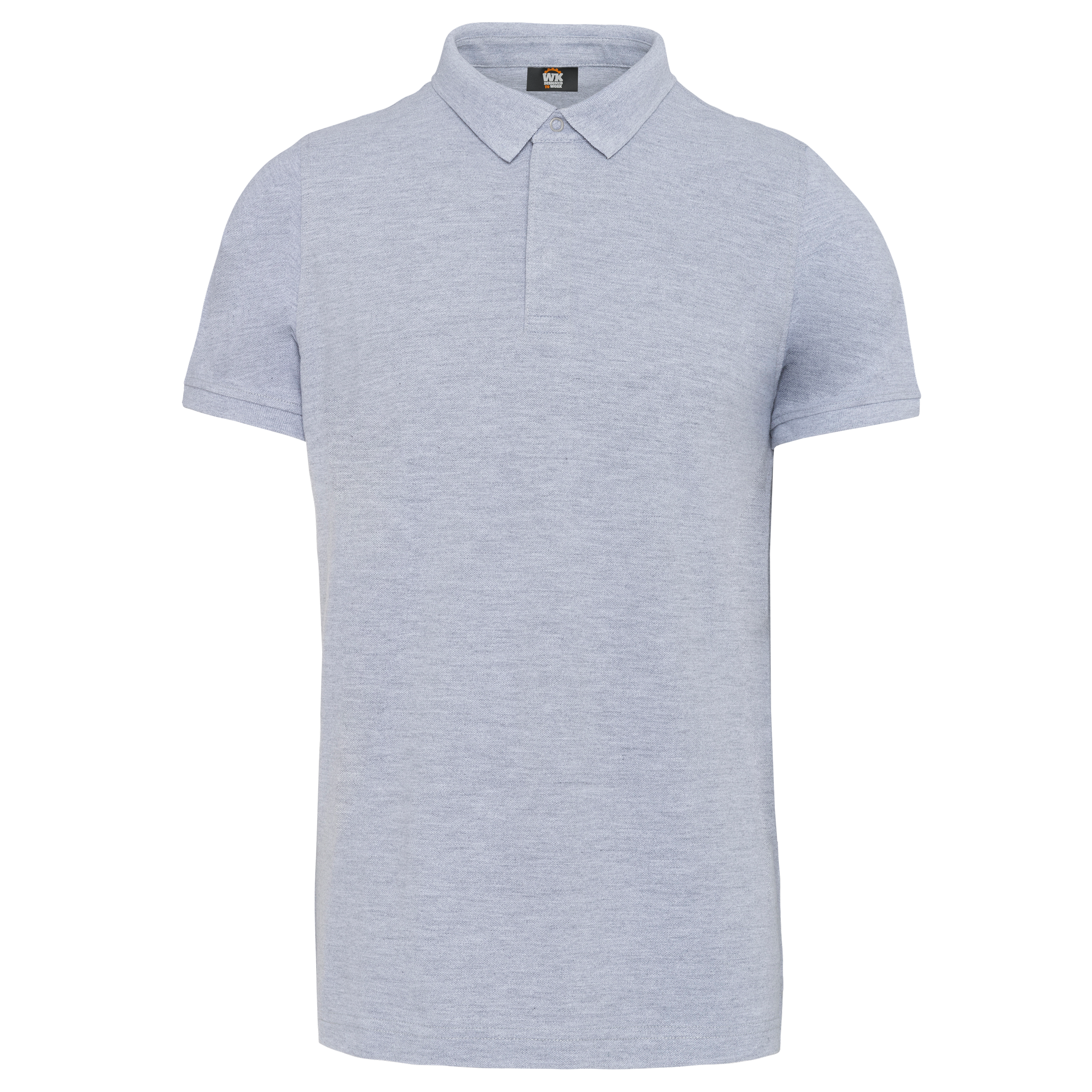 Image of POLO COL BOUTONS PRESSION MANCHES COURTES HOMME - WK225 TOPTEX-WHITE