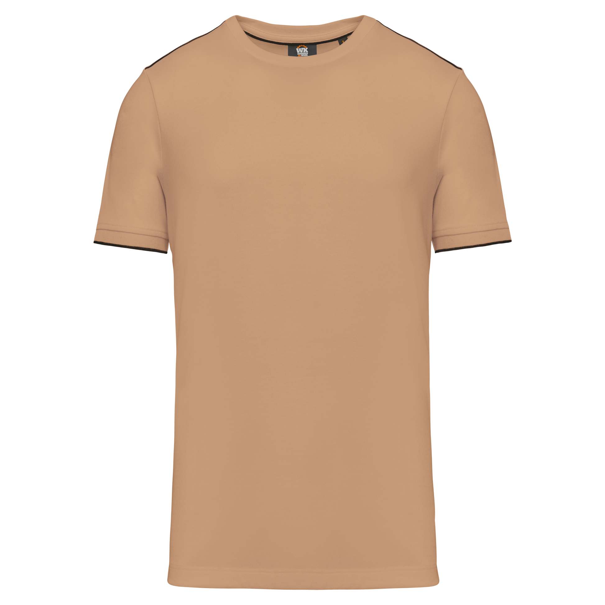 T-SHIRT DAY TO DAY MANCHES COURTES HOMME - WK3020 TOPTEX-BLACK-KELLY-GREEN