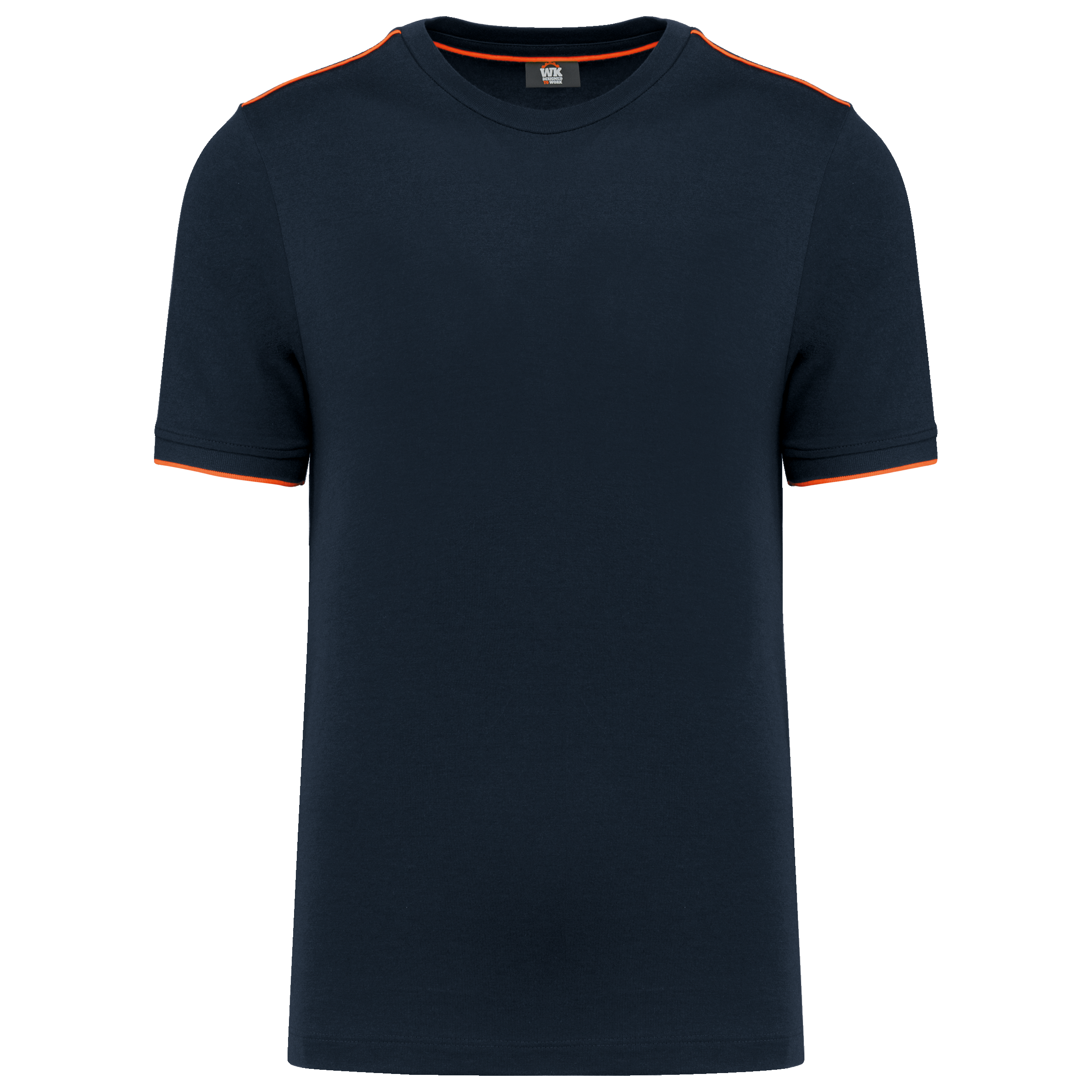 Image of T-SHIRT DAY TO DAY MANCHES COURTES HOMME - WK3020 TOPTEX-BLACK-KELLY-GREEN