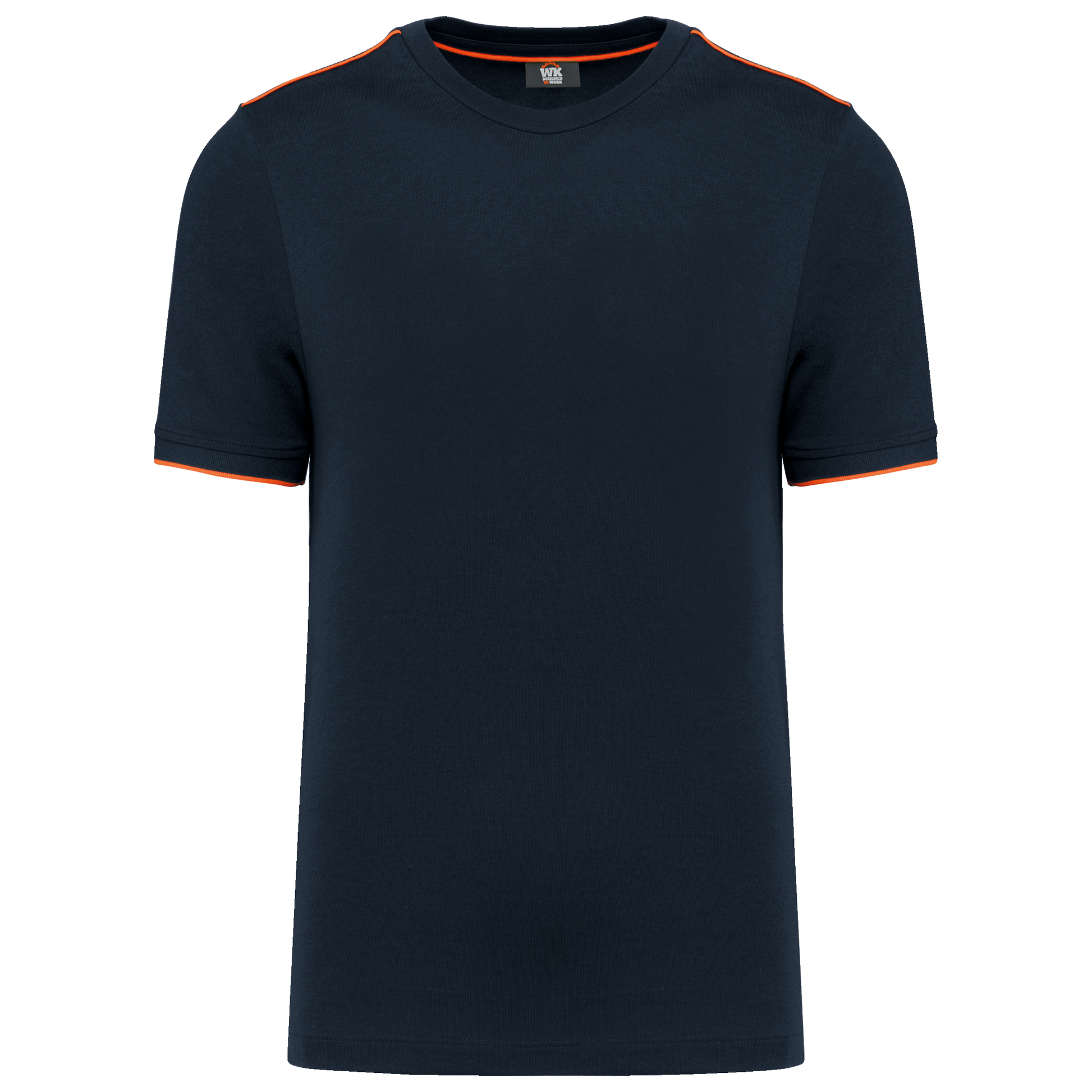 T-SHIRT DAY TO DAY MANCHES COURTES HOMME - WK3020 TOPTEX-BLACK-KELLY-GREEN