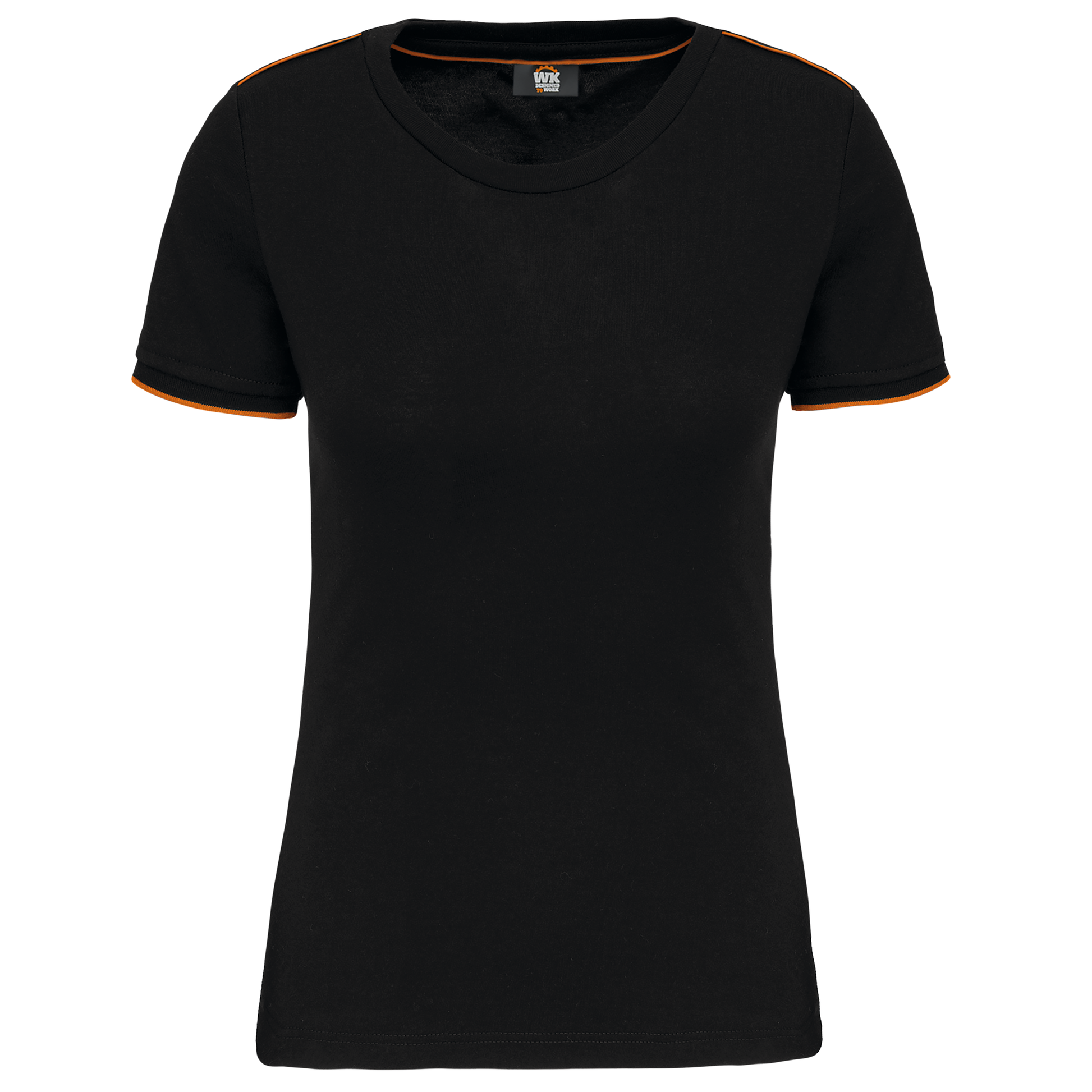 T-SHIRT DAY TO DAY MANCHES COURTES FEMME - WK3021 TOPTEX-BLACK-KELLY-GREEN