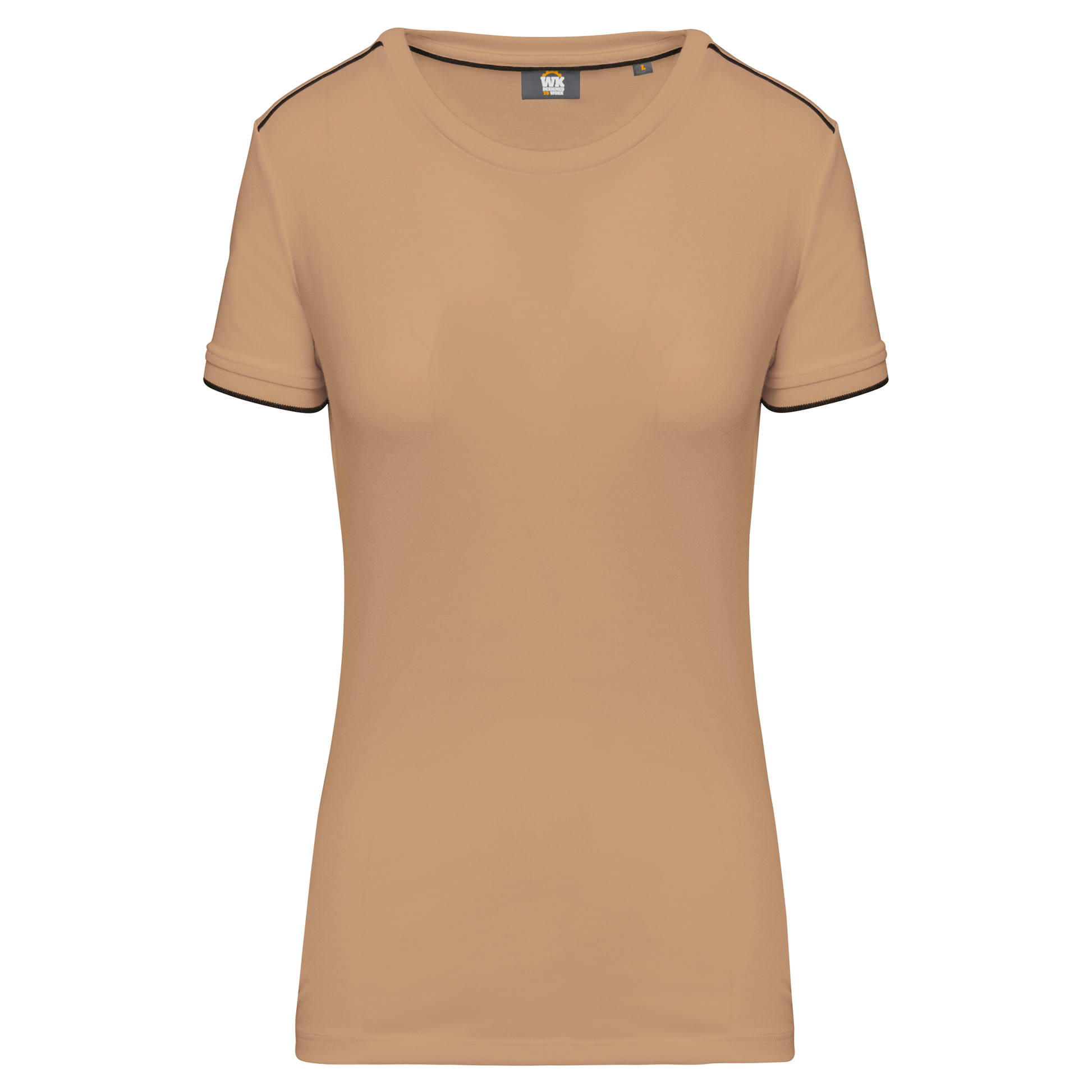 T-SHIRT DAY TO DAY MANCHES COURTES FEMME - WK3021 TOPTEX-BLACK-KELLY-GREEN