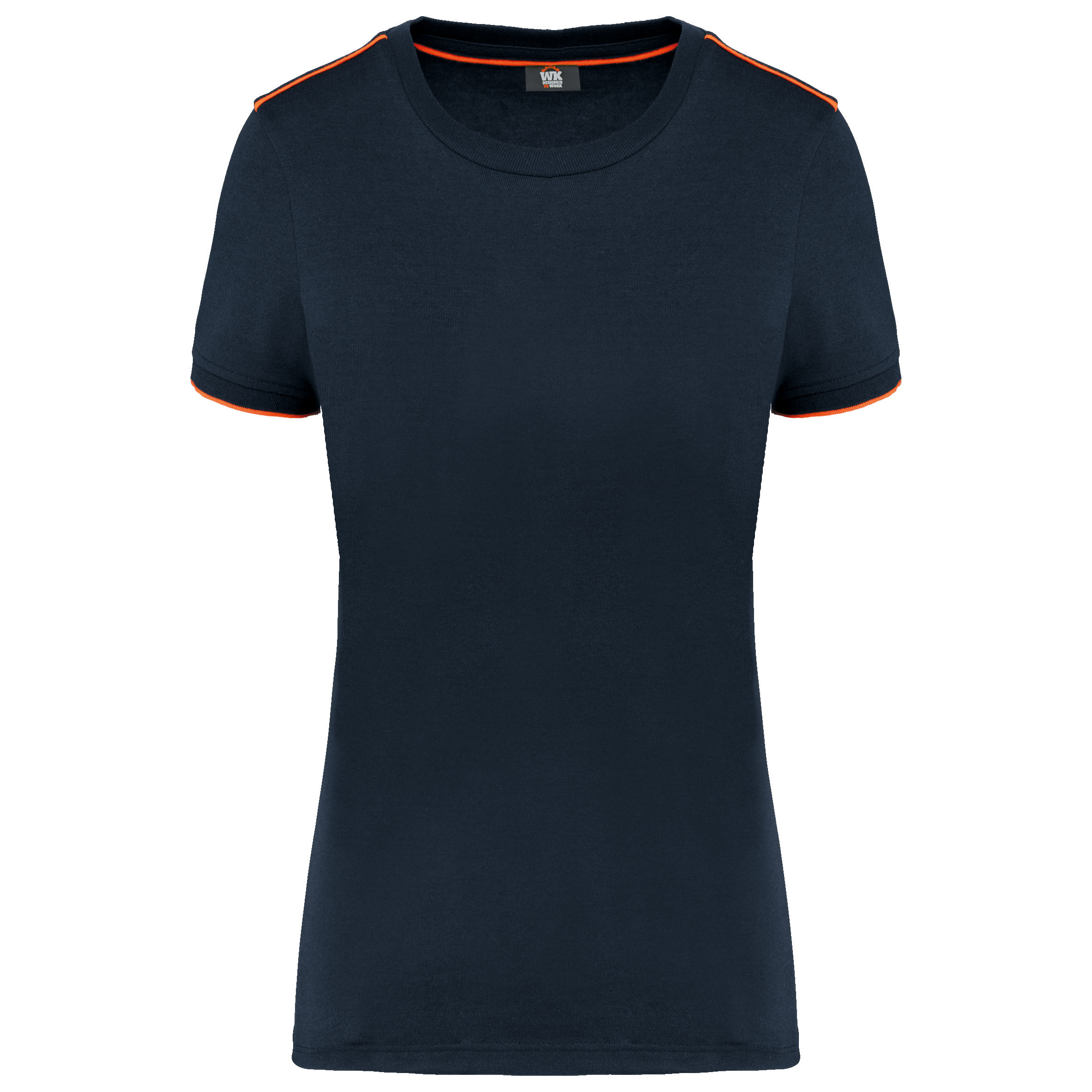 Image of T-SHIRT DAY TO DAY MANCHES COURTES FEMME - WK3021 TOPTEX-BLACK-KELLY-GREEN