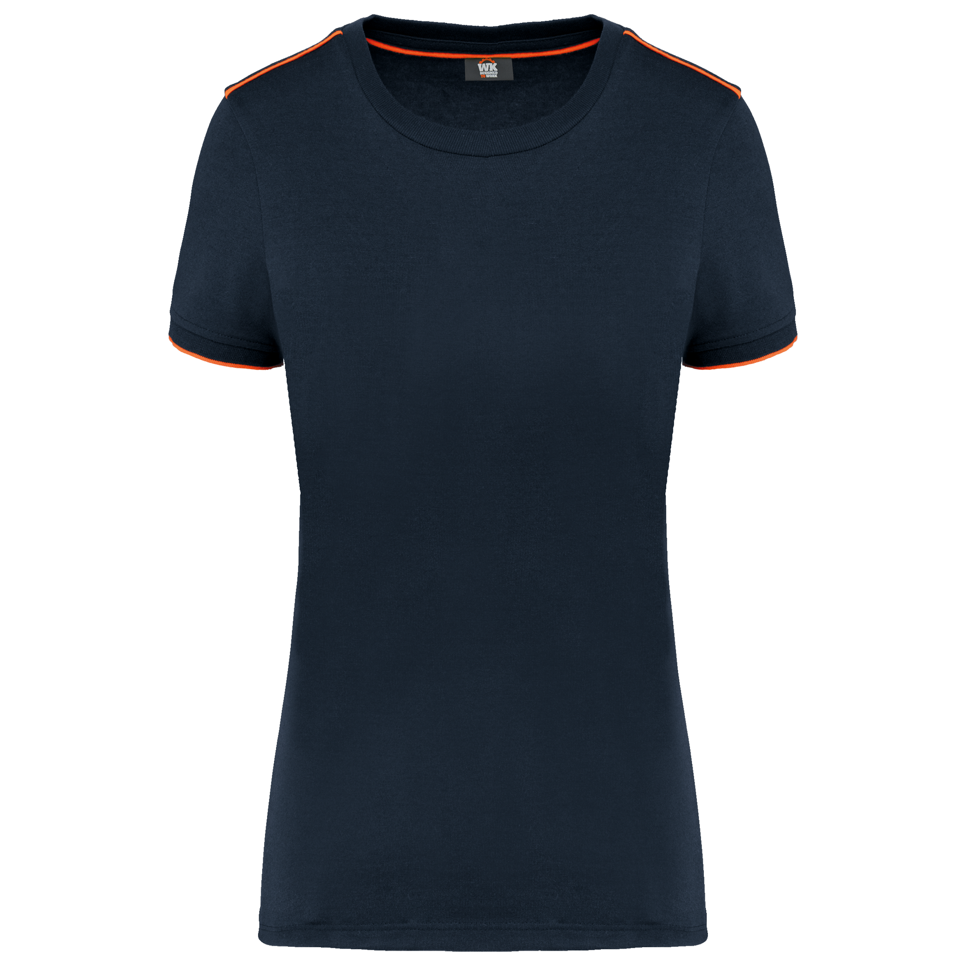 T-SHIRT DAY TO DAY MANCHES COURTES FEMME - WK3021 TOPTEX-BLACK-KELLY-GREEN