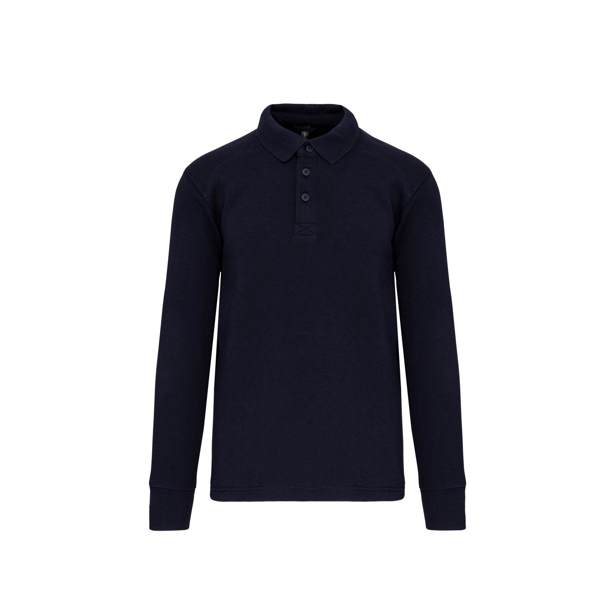 SWEAT-SHIRT COL POLO HOMME - WK4000 TOPTEX-BLACK