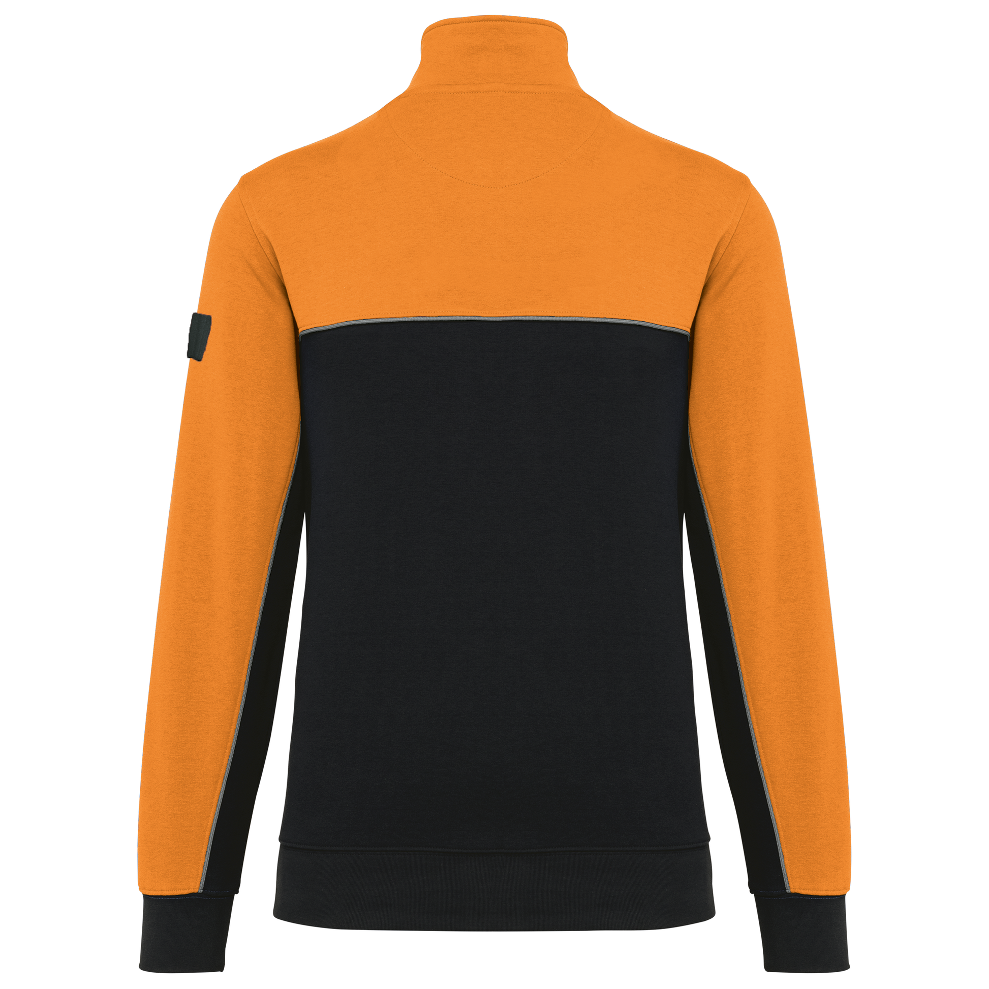 SWEAT-SHIRT ÉCORESPONSABLE COL ZIPPÉ UNISEXE - WK404 TOPTEX-BLACK-DARK-GREY