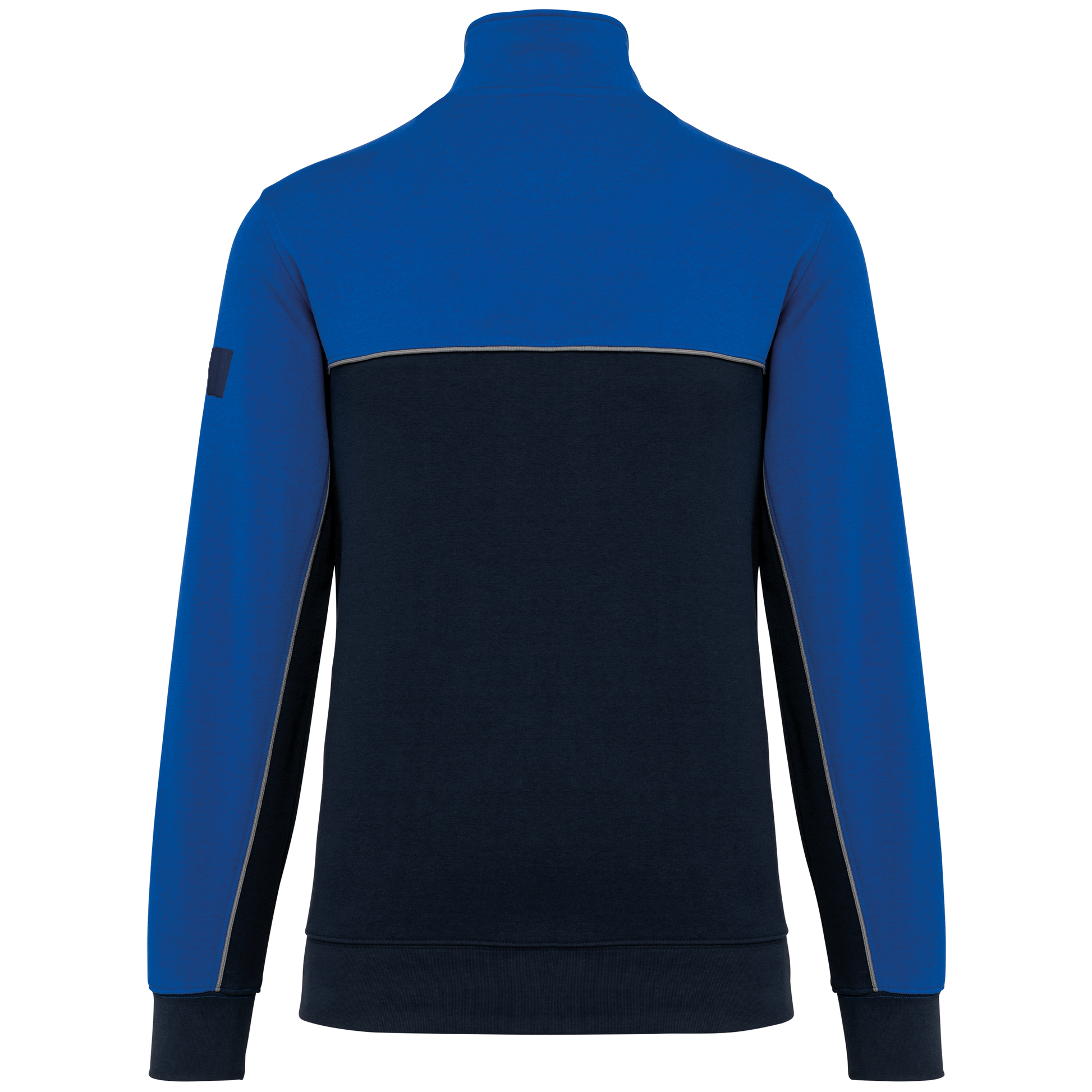 SWEAT-SHIRT ÉCORESPONSABLE COL ZIPPÉ UNISEXE - WK404 TOPTEX-BLACK-DARK-GREY