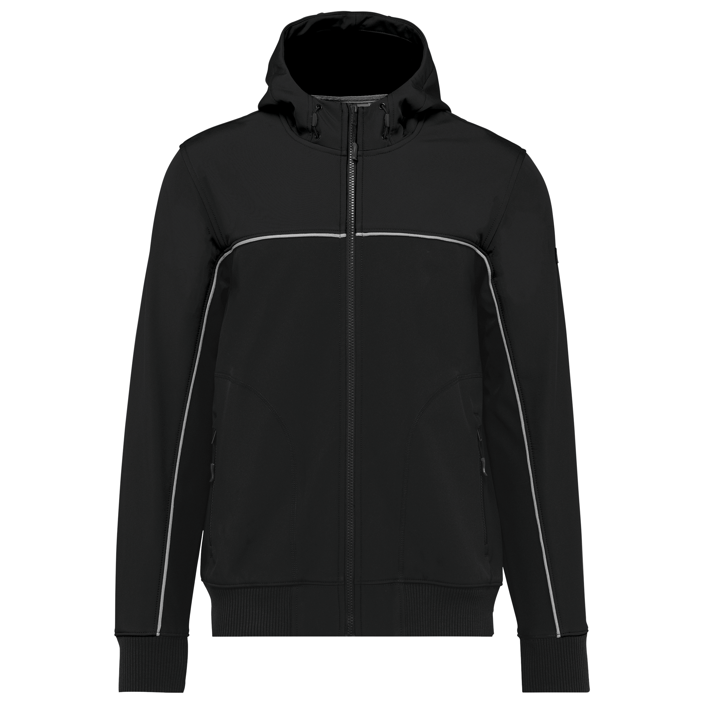 Image of VESTE SOFTSHELL 3 COUCHES BIONIC-FINISH® ECO UNISEXE - WK450 TOPTEX-BLACK
