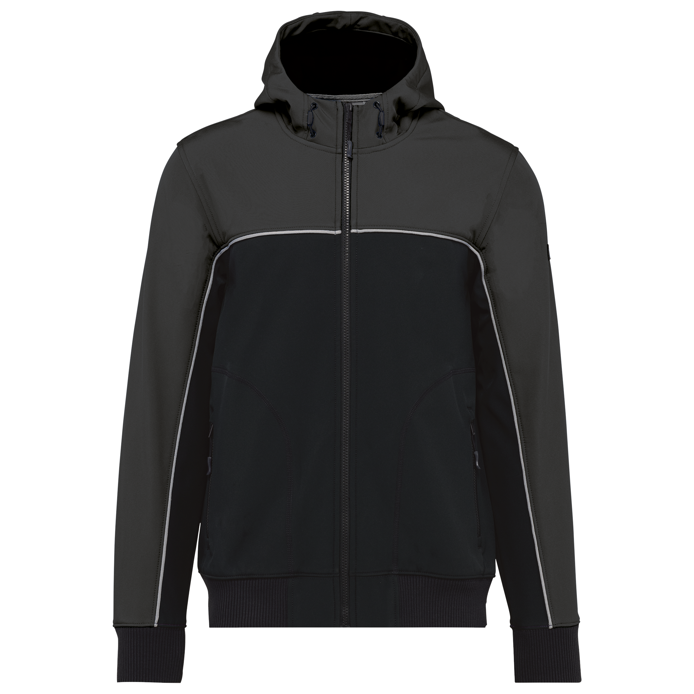 Image of VESTE SOFTSHELL 3 COUCHES BIONIC-FINISH® ECO UNISEXE - WK450 TOPTEX-BLACK