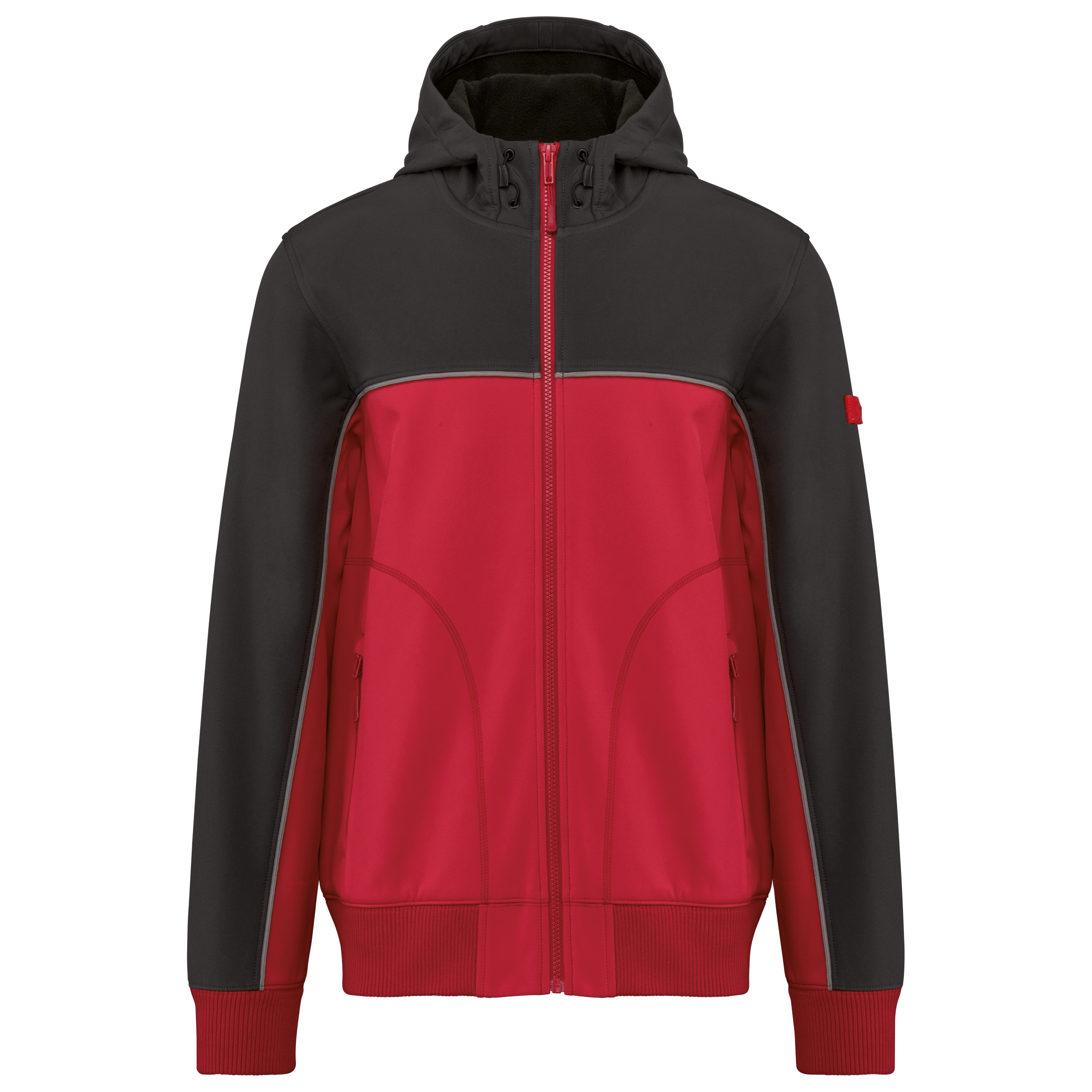 Image of VESTE SOFTSHELL 3 COUCHES BIONIC-FINISH® ECO UNISEXE - WK450 TOPTEX-BLACK-DARK-GREY
