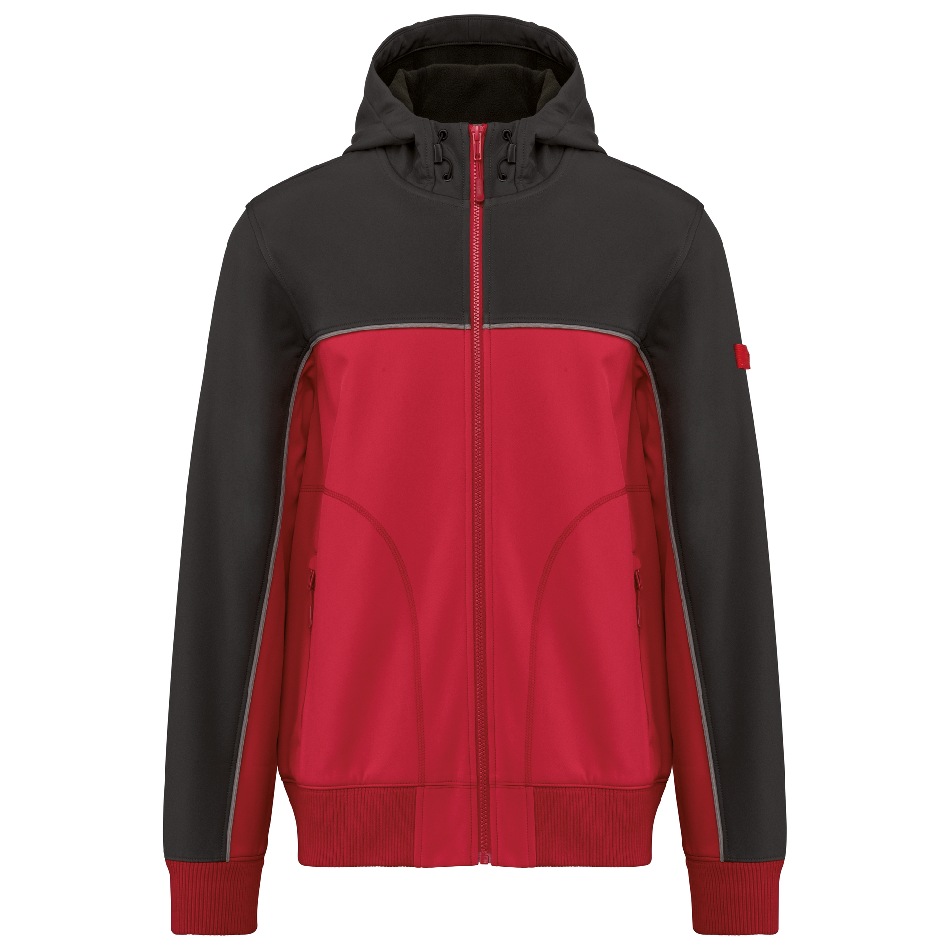 VESTE SOFTSHELL 3 COUCHES BIONIC-FINISH® ECO UNISEXE - WK450 TOPTEX-BLACK-DARK-GREY