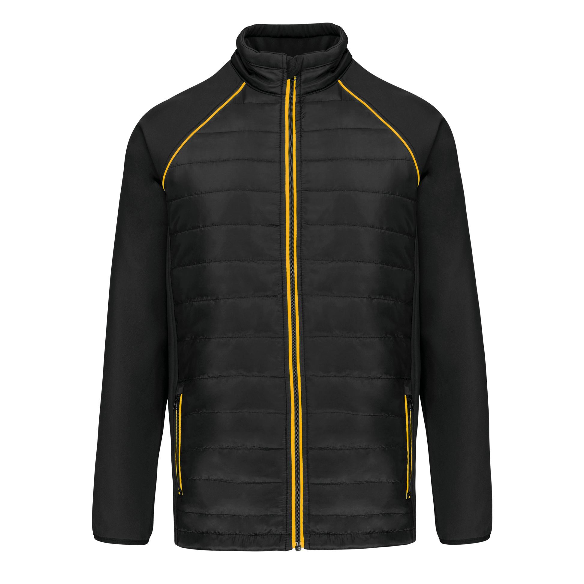 VESTE DAY TO DAY BI-MATIÈRE UNISEXE - WK6147 TOPTEX-BLACK-KELLY-GREEN