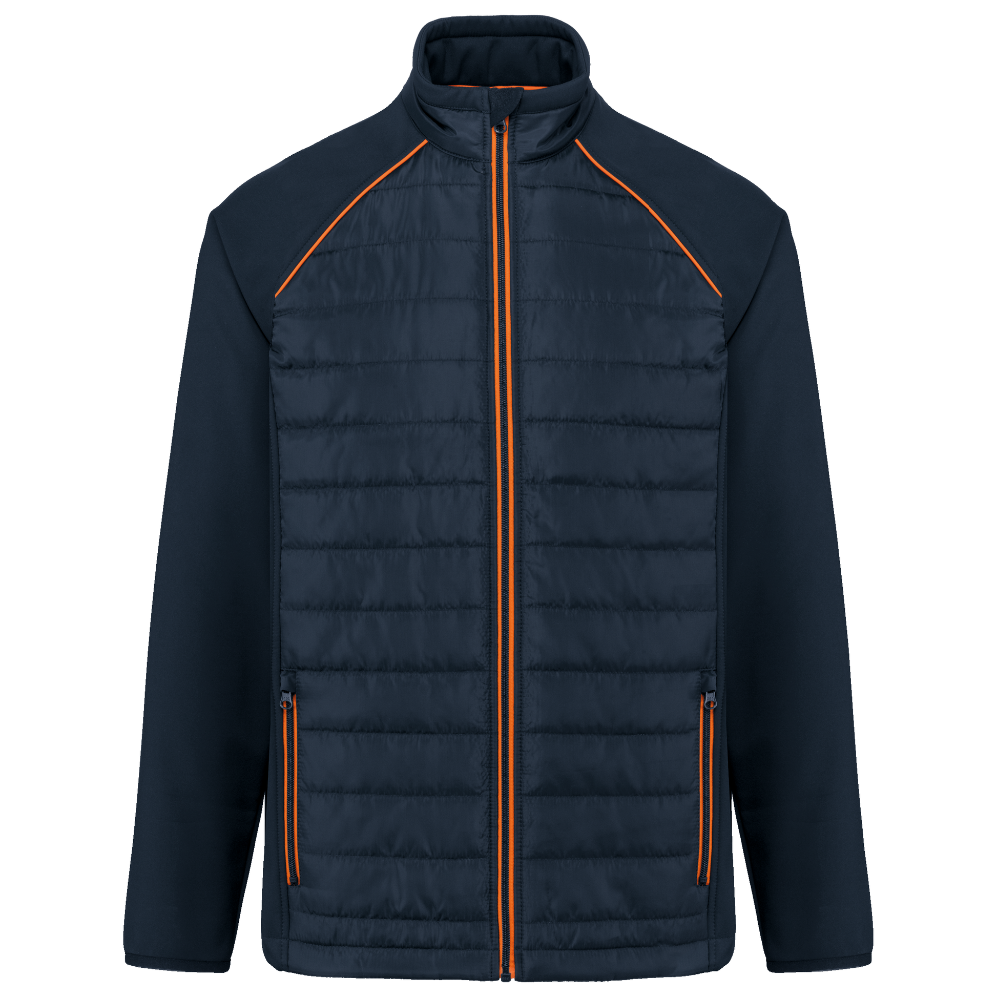 VESTE DAY TO DAY BI-MATIÈRE UNISEXE - WK6147 TOPTEX-BLACK-KELLY-GREEN