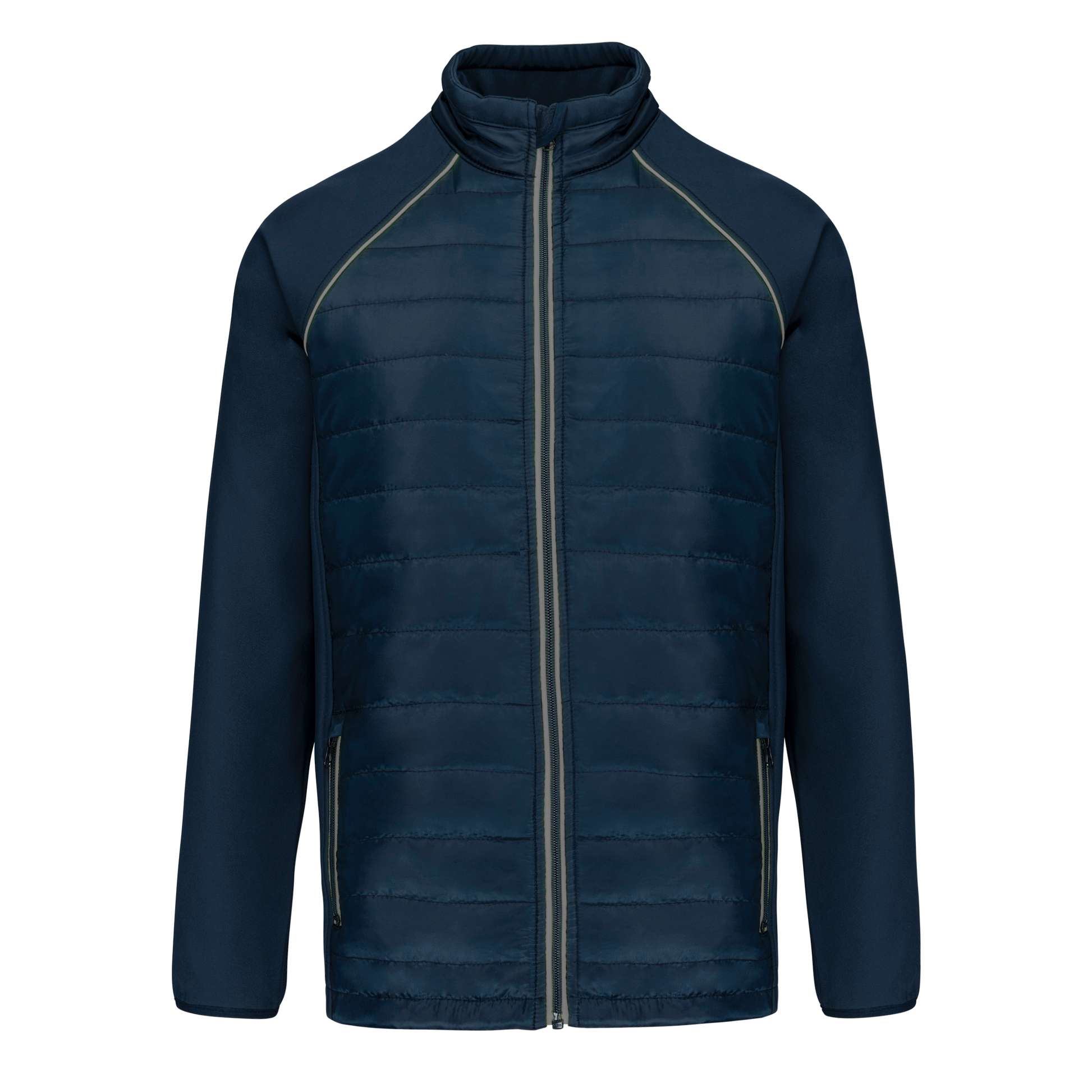 VESTE DAY TO DAY BI-MATIÈRE UNISEXE - WK6147 TOPTEX-BLACK-KELLY-GREEN
