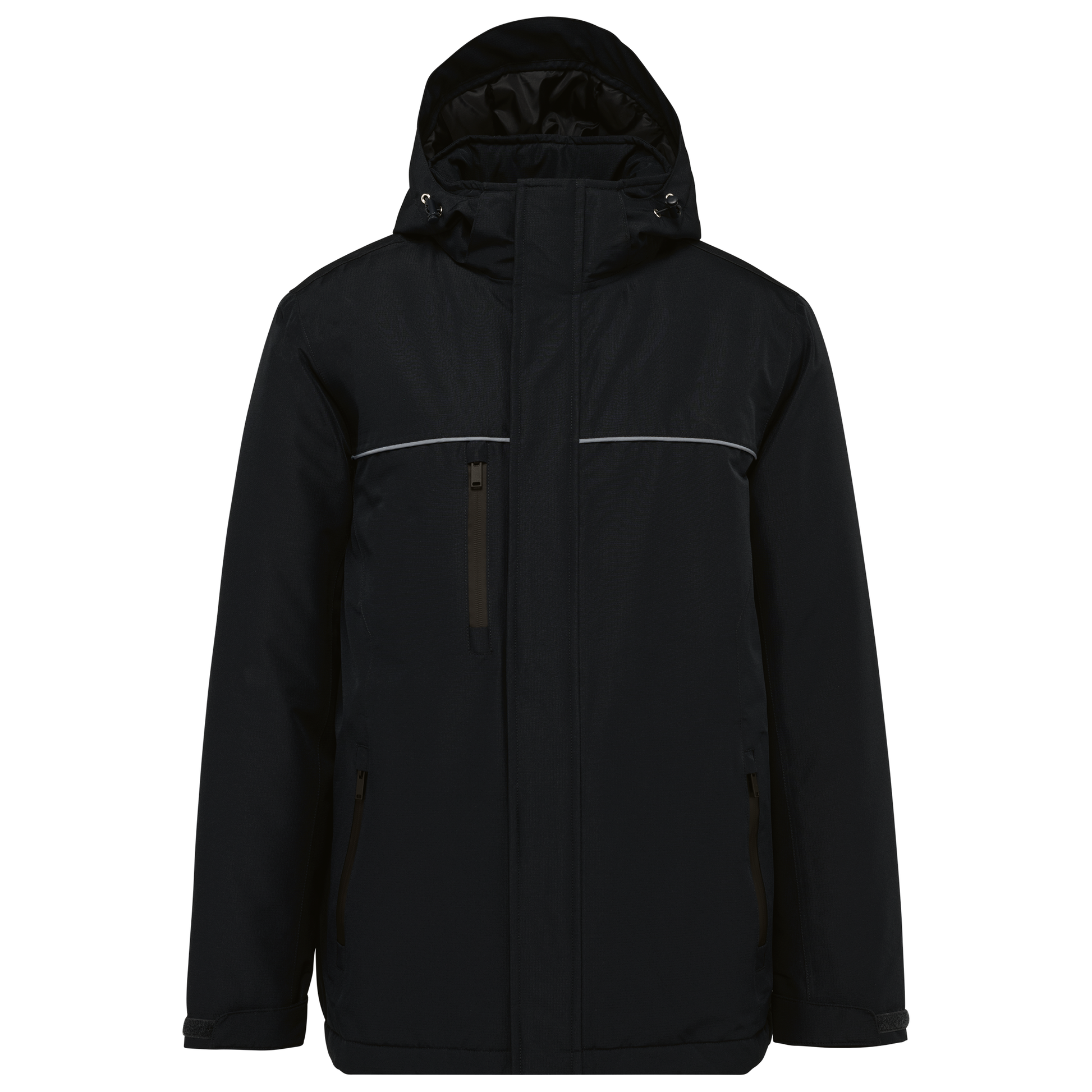PARKA PERFORMANCE À CAPUCHE UNISEXE - WK650 TOPTEX-BLACK