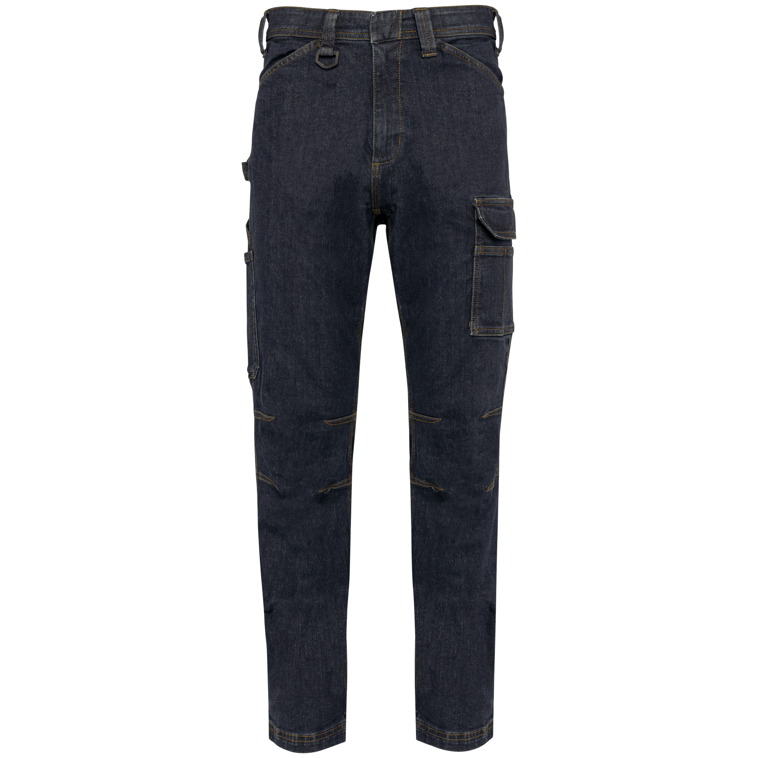 Image of PANTALON DENIM MULTIPOCHES HOMME - WK705 TOPTEX-BLACK-RINSE
