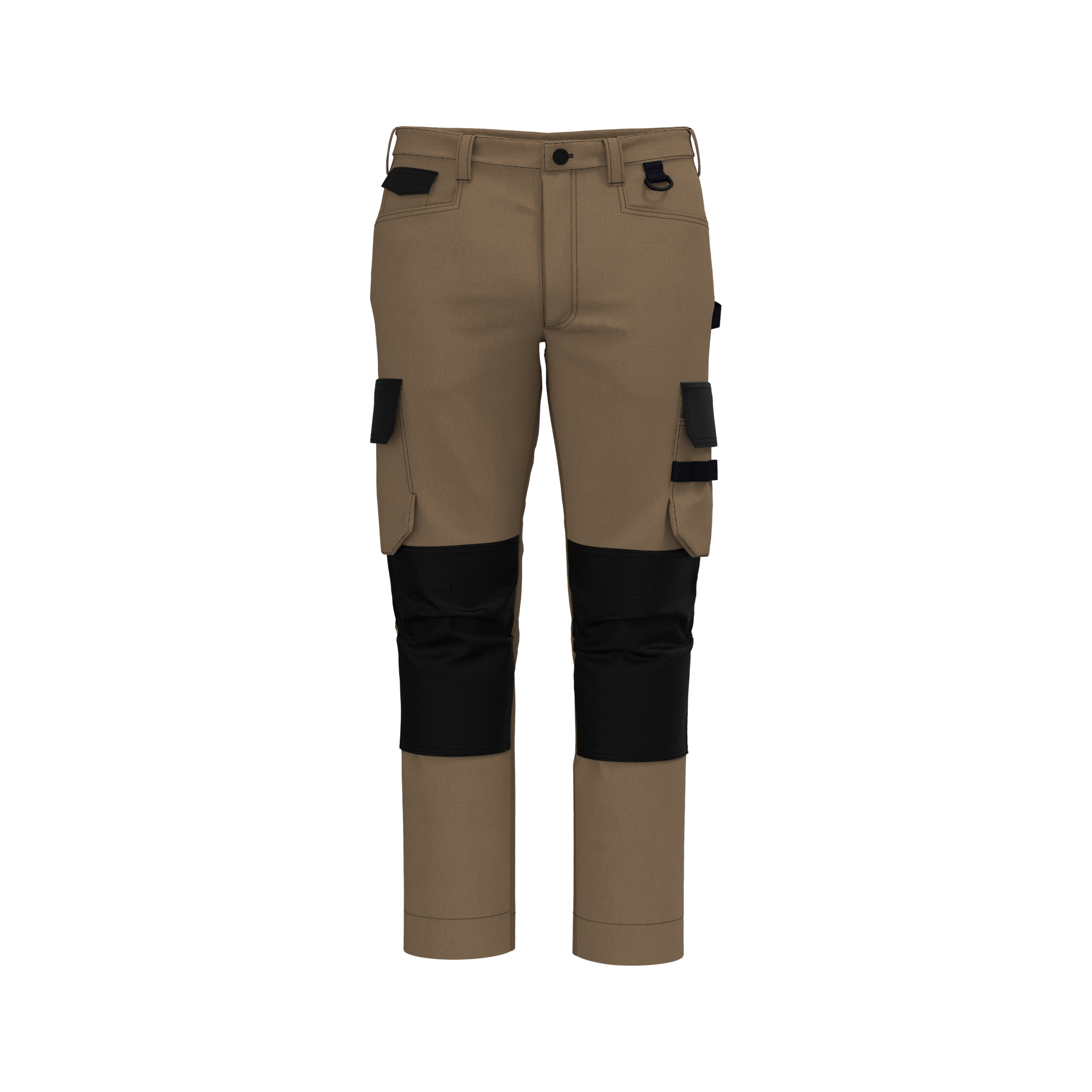 Image of PANTALON DE TRAVAIL BICOLORE HOMME - WK742 TOPTEX-BLACK