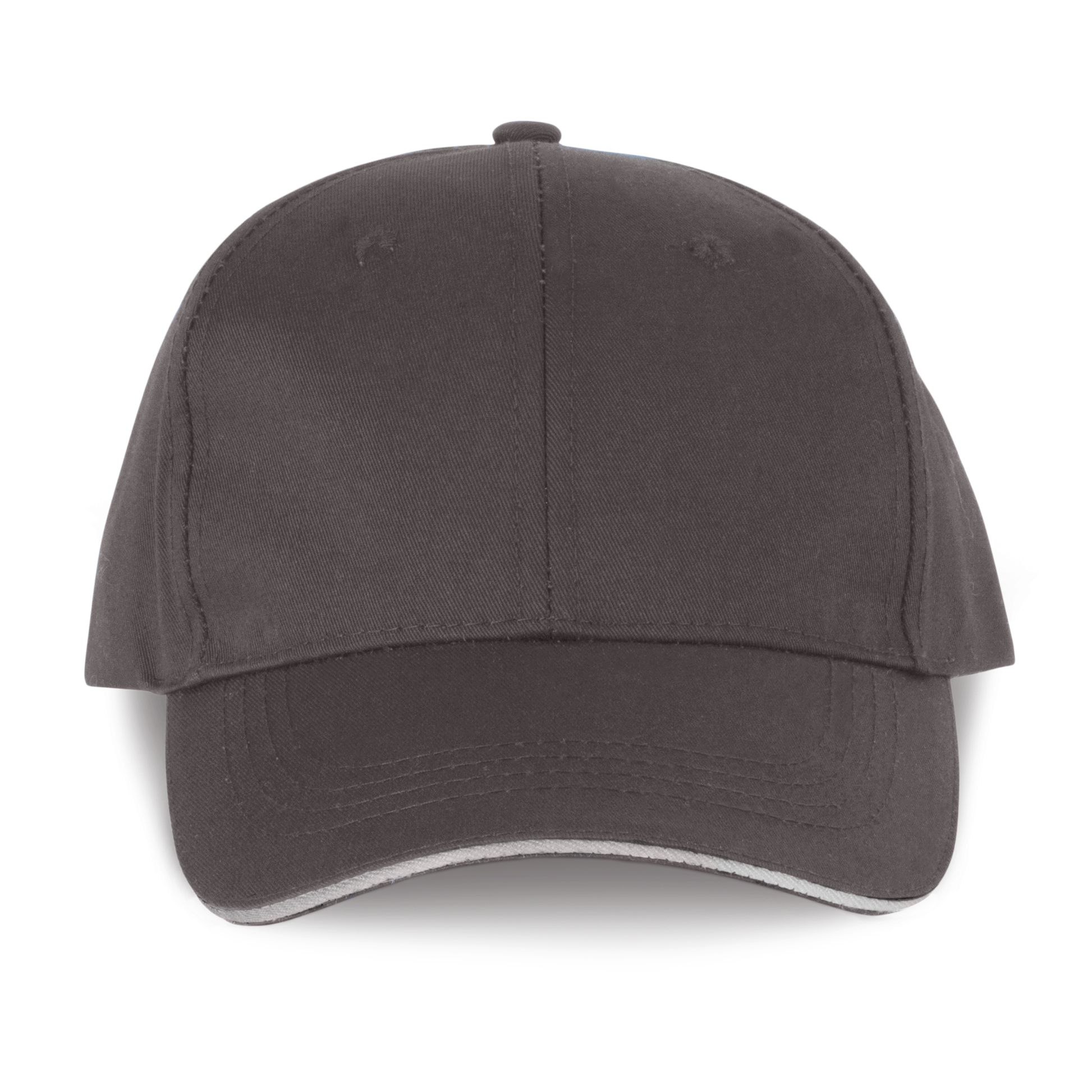 CASQUETTE SANDWICH CONTRASTÉ 6 PANNEAUX - WKP145 TOPTEX-SHALE-GREY-LIGHT-GREY