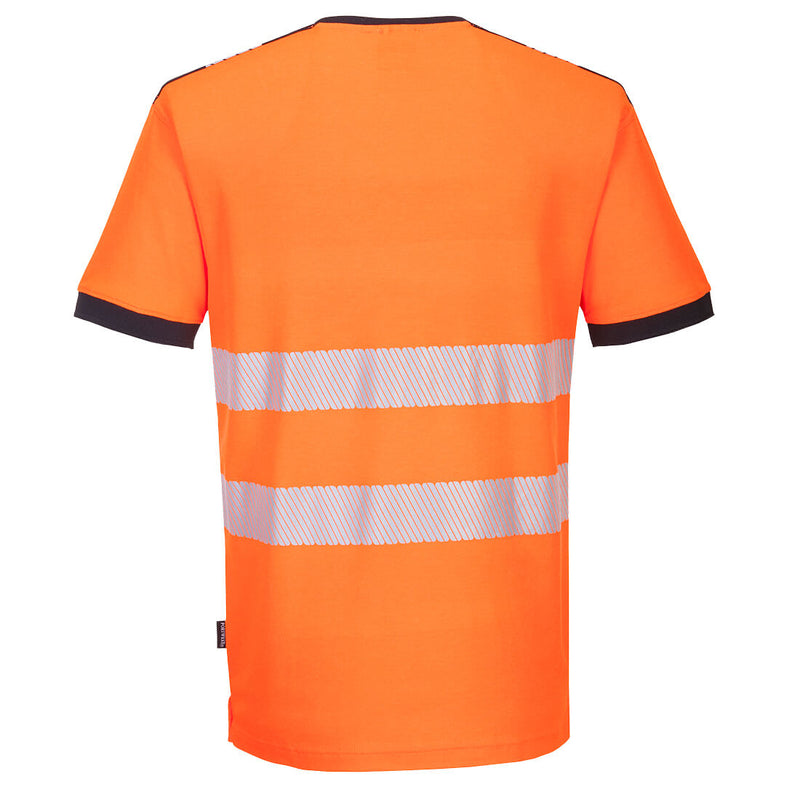 T-SHIRT COL V PW3 HI-VIS - PW310
