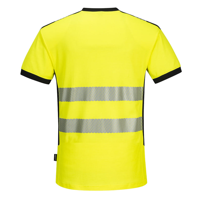 T-SHIRT COL V PW3 HI-VIS - PW310