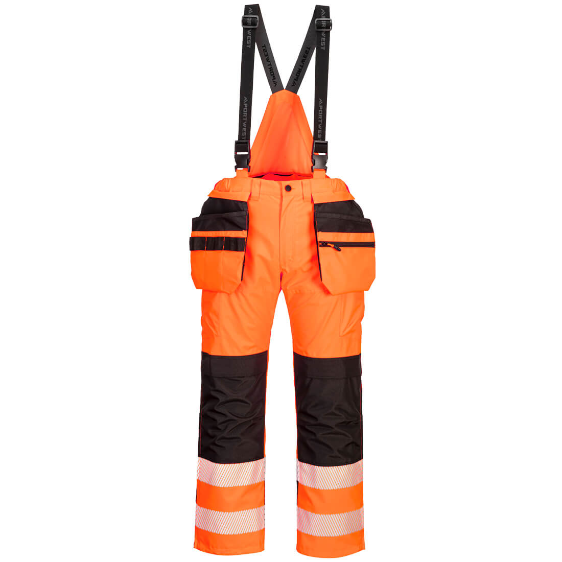 Image of PW356---PANTALON-DE-PLUIE-À-BRETELLES-HV-PW3