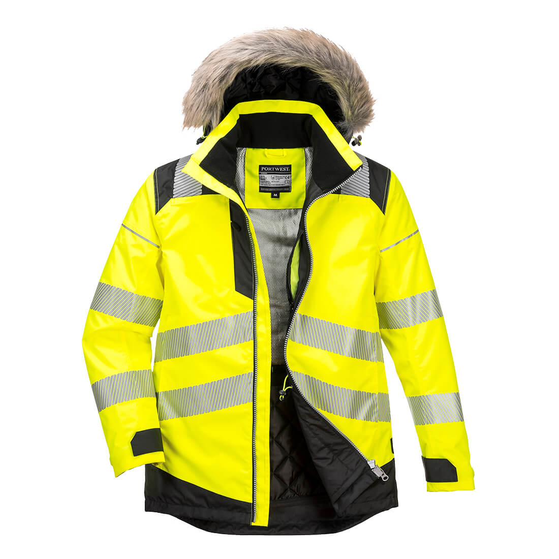 PARKA D'HIVER FOURRURE HV - PW369