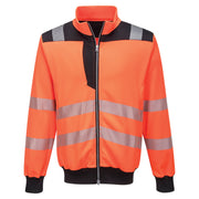 PW370---PW3-HI-VIS-SWEATSHIRT-ZIPPÉ