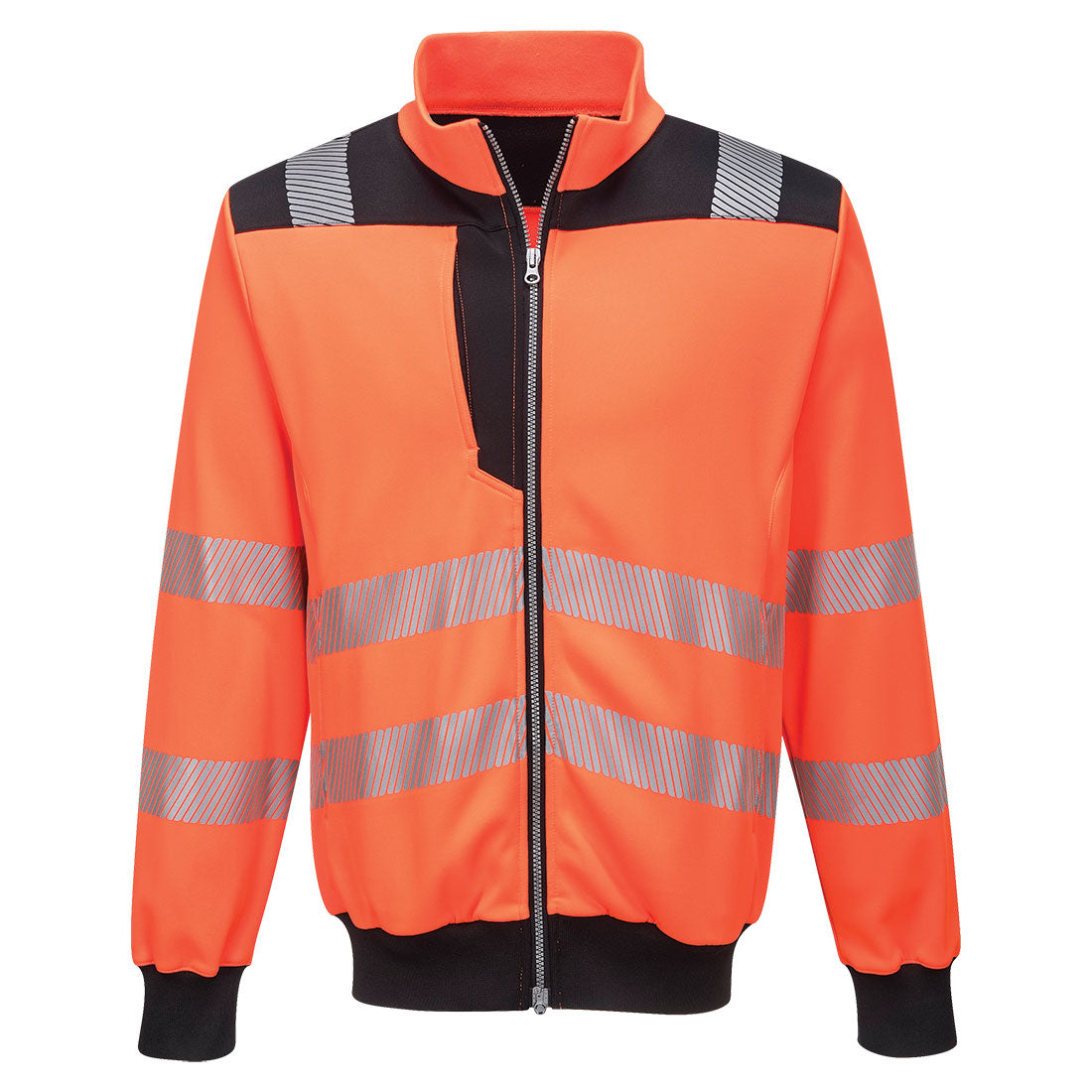 PW370---PW3-HI-VIS-SWEATSHIRT-ZIPPÉ