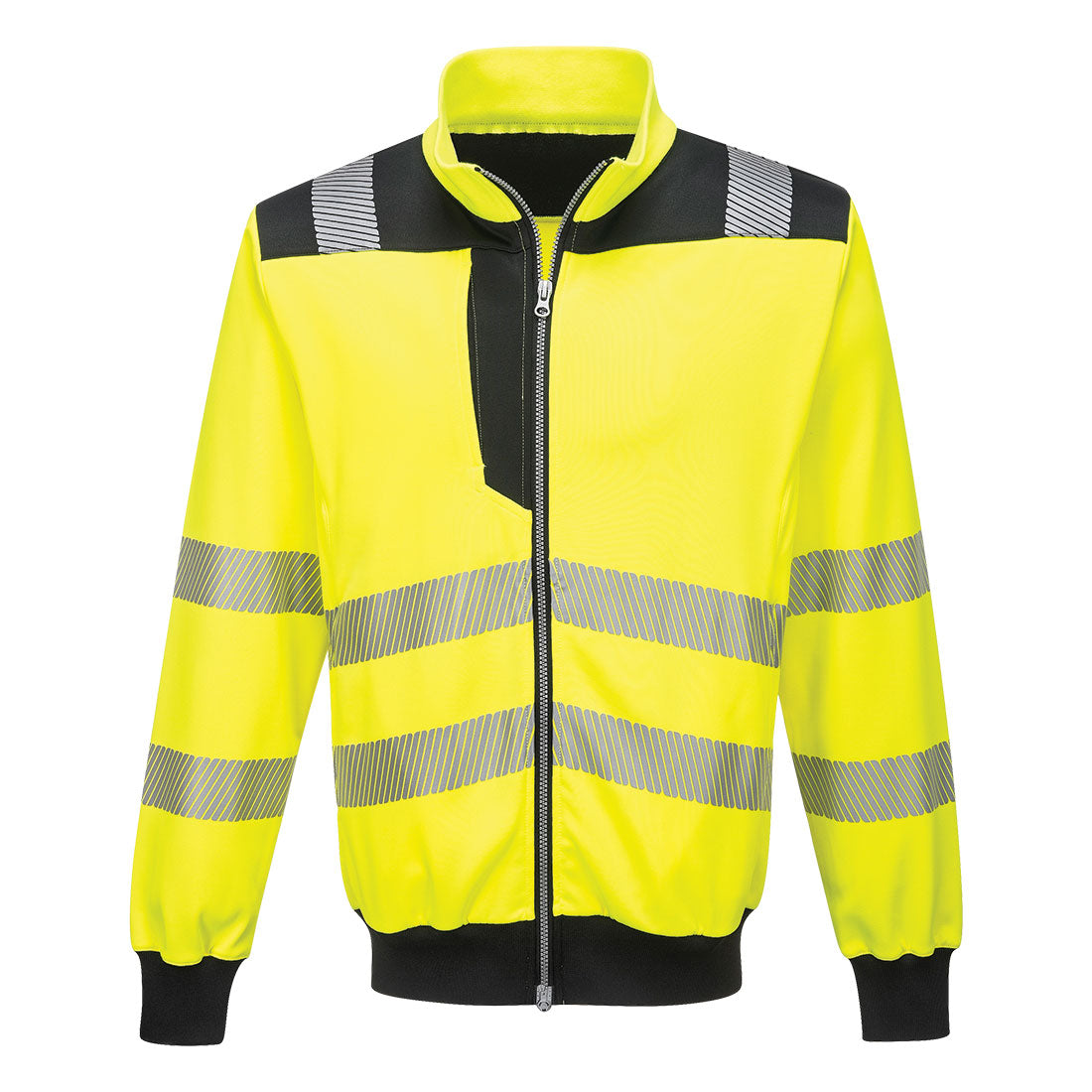 Image of SWEATSHIRT ZIPPÉ HI-VIS PW370