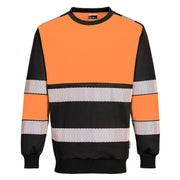 PW376---SWEAT-SHIRT-PW3-H-VIS-CLASS-1