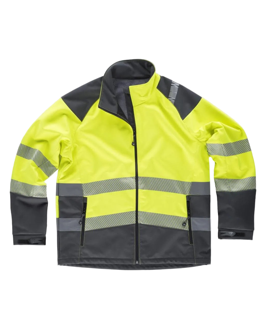 FLUOS  WORKSHELL - S9201 WORKTEAM-JAUNE-GRIS-FONCE
