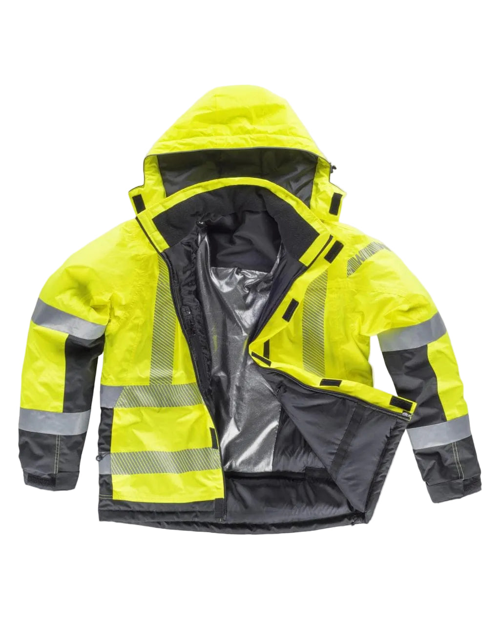 Image of FLUOS  PARKA - S9261 WORKTEAM-JAUNE-GRIS-FONCE