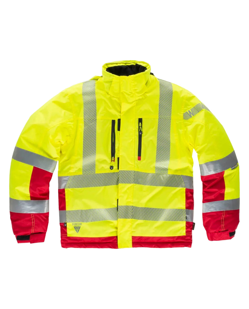 Image of FLUOS  PARKA - S9261 WORKTEAM-JAUNE-GRIS-FONCE