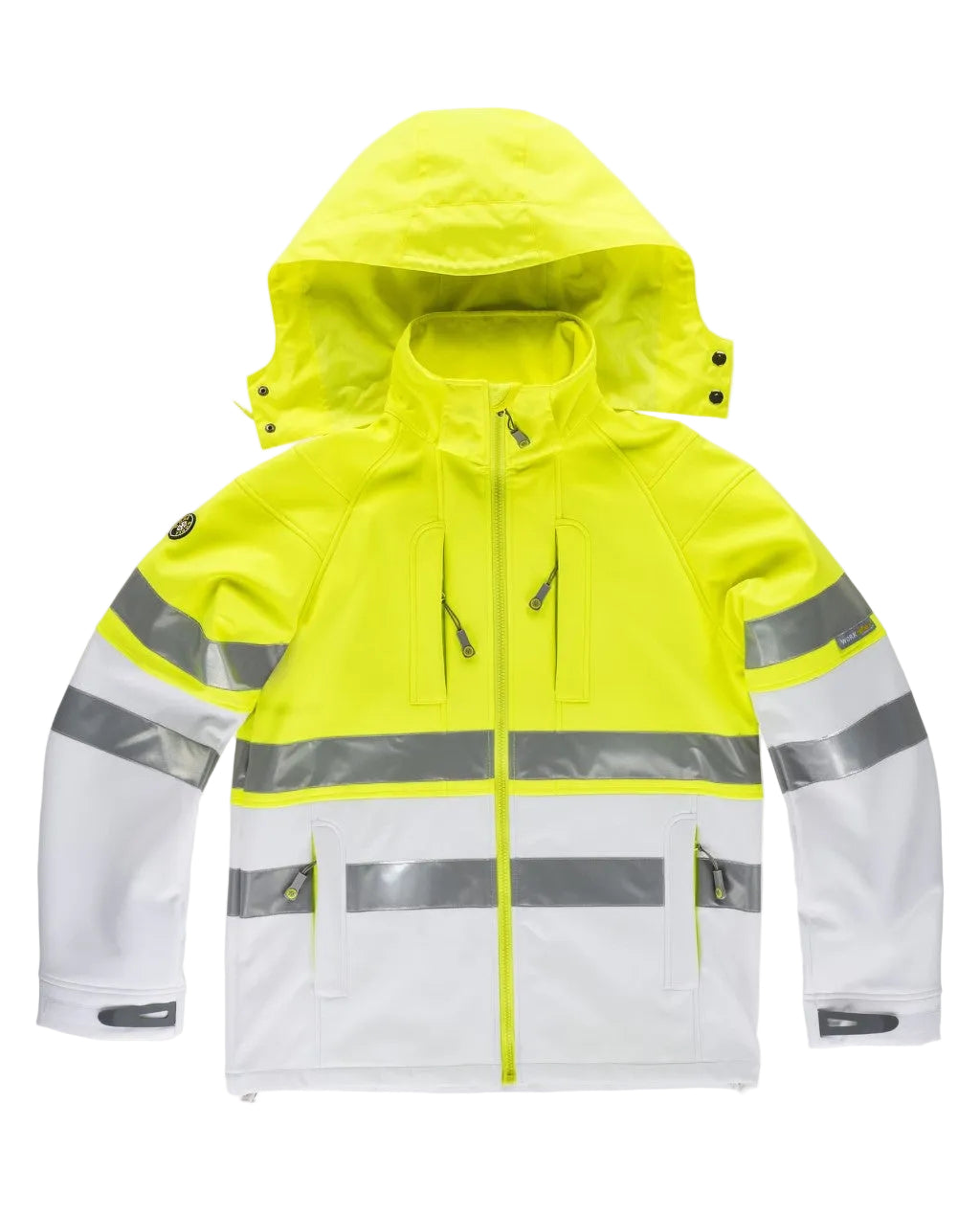 Image of FLUOS  WORKSHELL - S9525 WORKTEAM-BLANC-JAUNE