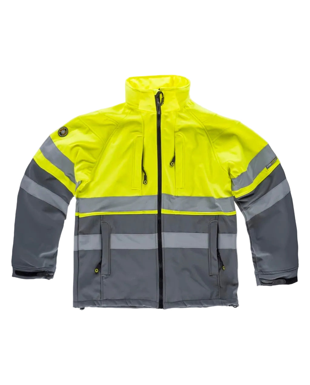 Image of FLUOS  WORKSHELL - S9525 WORKTEAM-BLANC-JAUNE