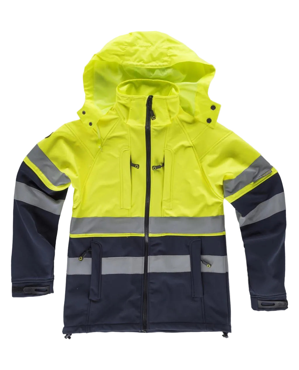Image of FLUOS  WORKSHELL - S9525 WORKTEAM-BLANC-JAUNE